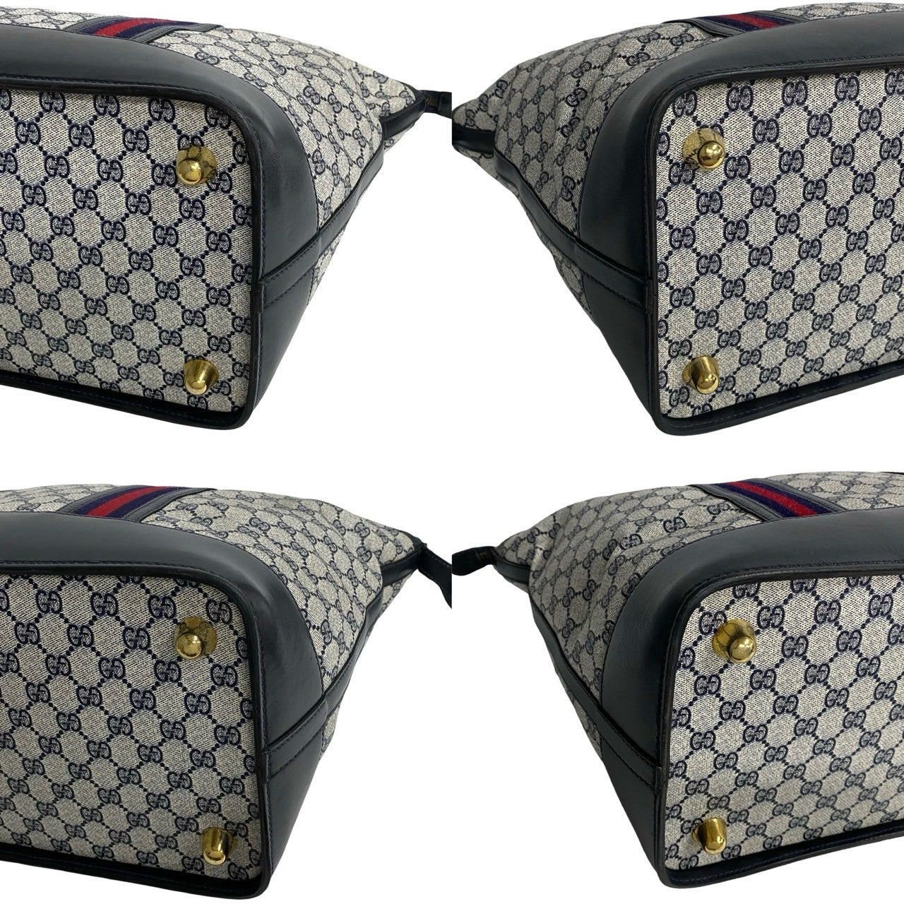 Gucci Gucci Handbag Blue Leather Size ONE SIZE - 8 Thumbnail