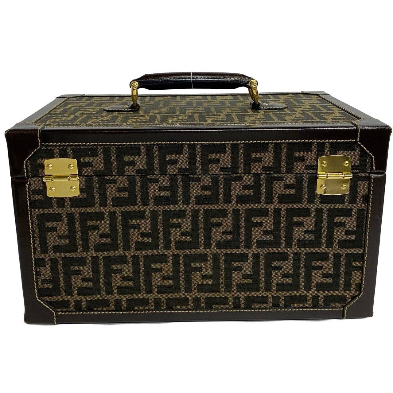 Fendi Fendi Handbag Brown Cotton Size ONE SIZE - 4 Thumbnail