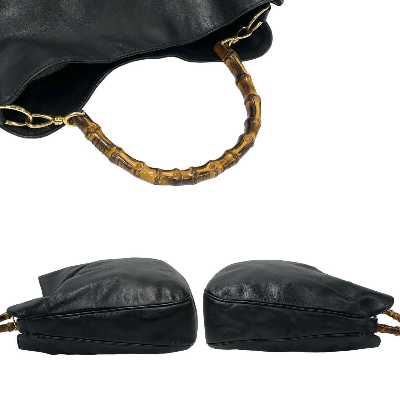 Gucci Gucci Shoulder Bag Black Leather Size ONE SIZE - 5 Thumbnail
