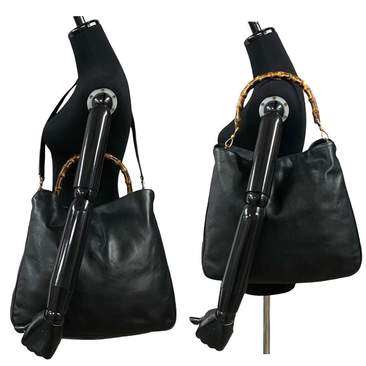 Gucci Gucci Shoulder Bag Black Leather Size ONE SIZE - 2 Thumbnail