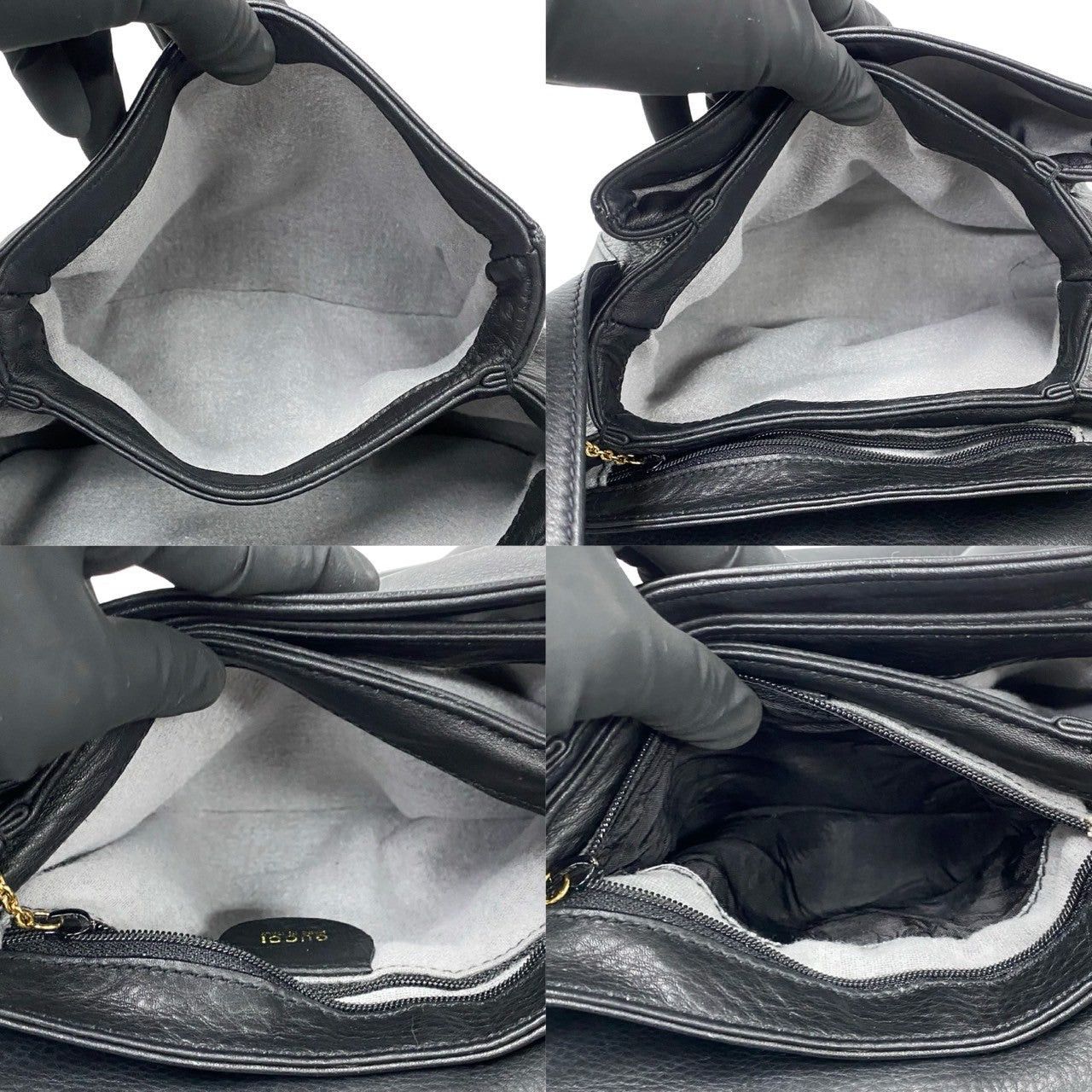 Gucci Gucci Shoulder Bag Black Leather Size ONE SIZE - 8 Thumbnail