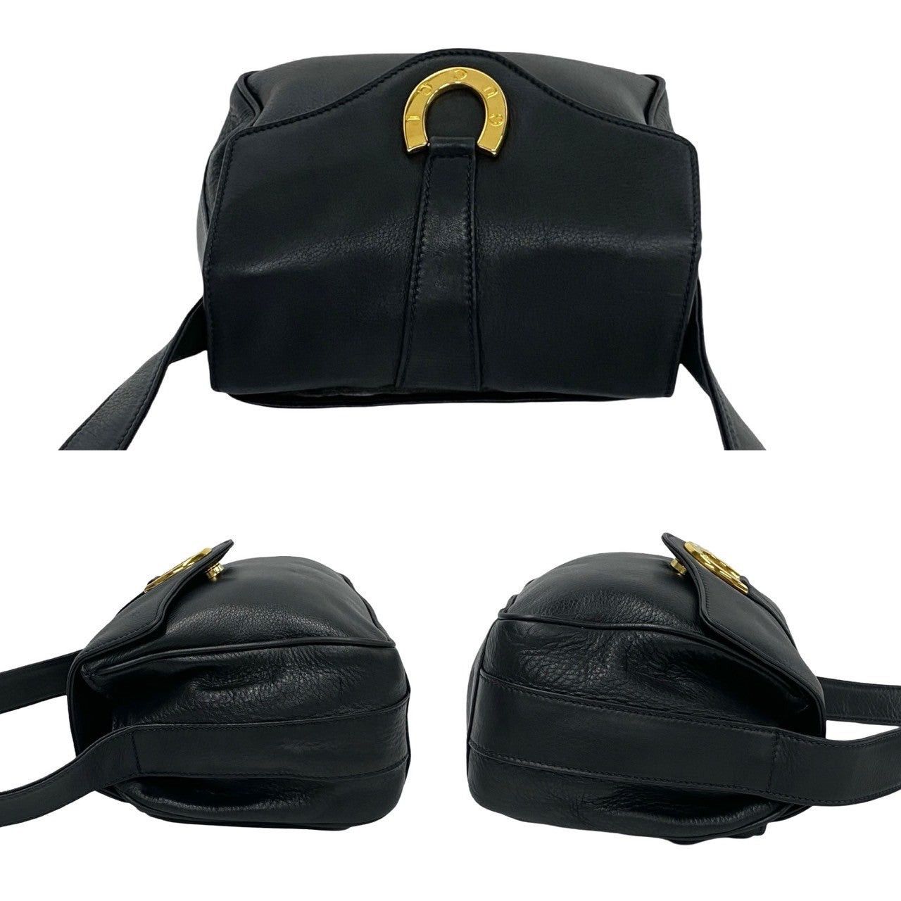 Gucci Gucci Shoulder Bag Black Leather Size ONE SIZE - 5 Thumbnail
