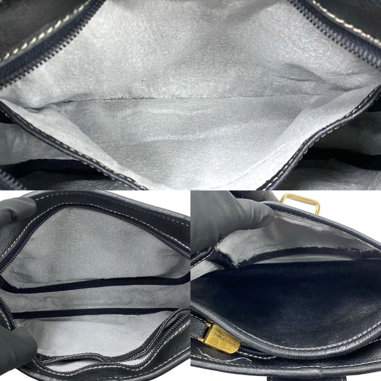 Loewe Loewe Shoulder Bag Blue Leather Size ONE SIZE - 8 Thumbnail