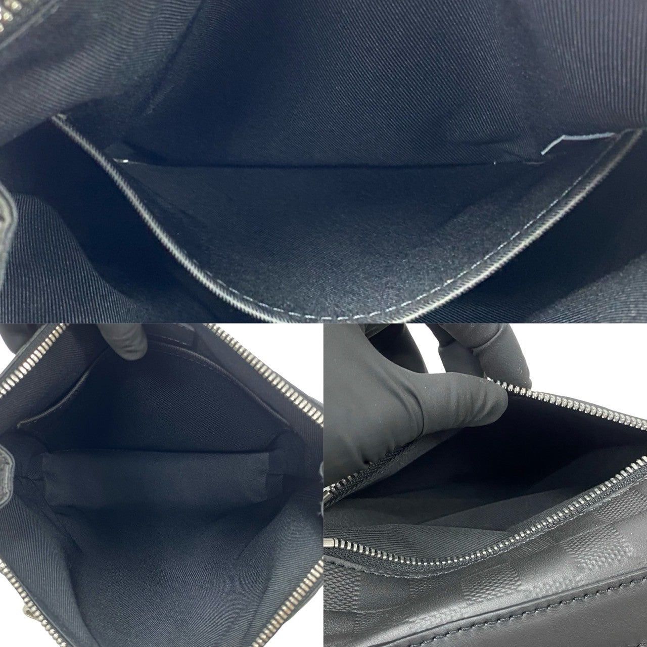 Louis Vuitton Louis Vuitton Shoulder Bag Black Leather Size ONE SIZE - 8 Thumbnail