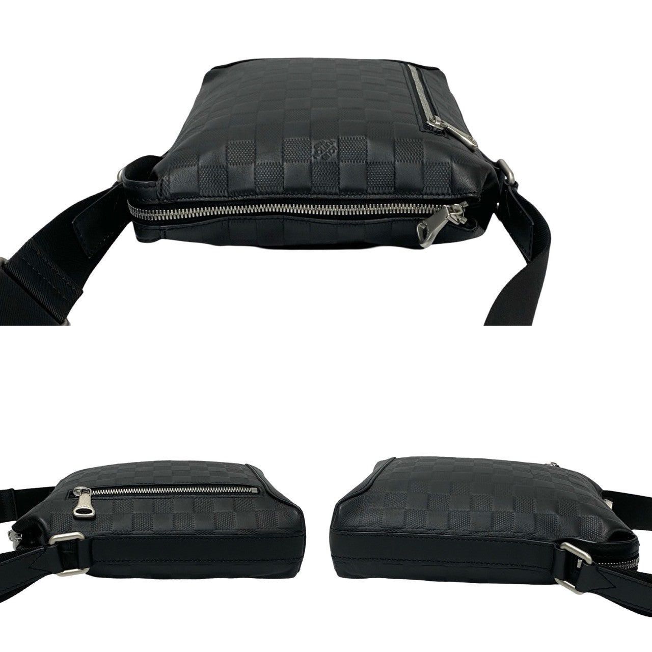 Louis Vuitton Louis Vuitton Shoulder Bag Black Leather Size ONE SIZE - 5 Thumbnail
