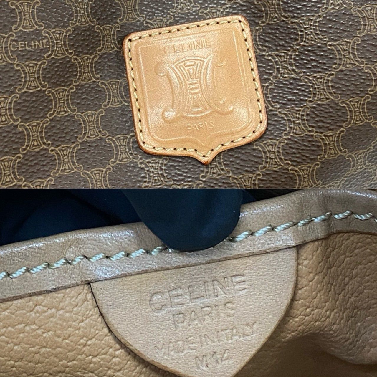 Celine Celine Tote Bag Brown Leather Size ONE SIZE - 3 Thumbnail