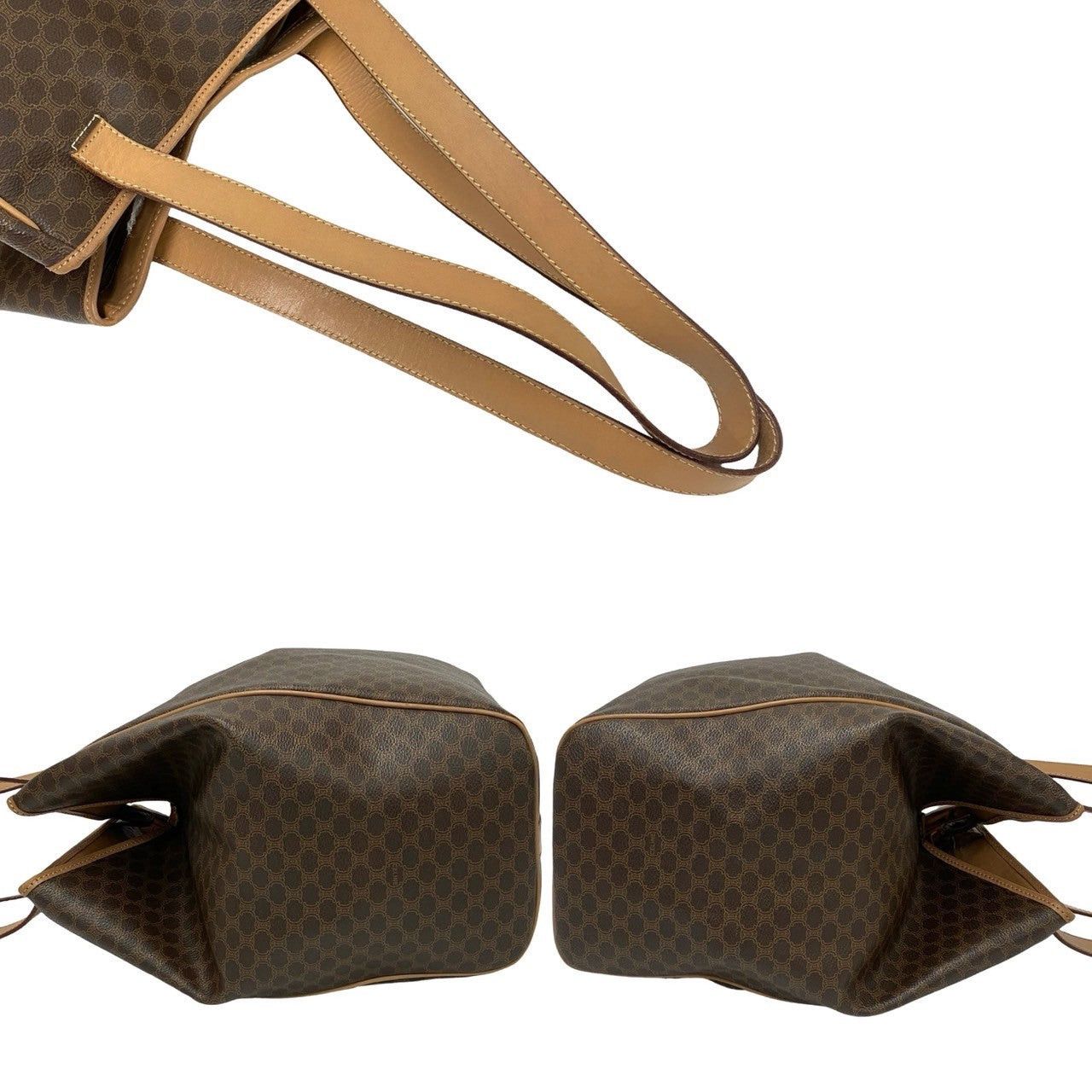 Celine Celine Tote Bag Brown Leather Size ONE SIZE - 5 Thumbnail