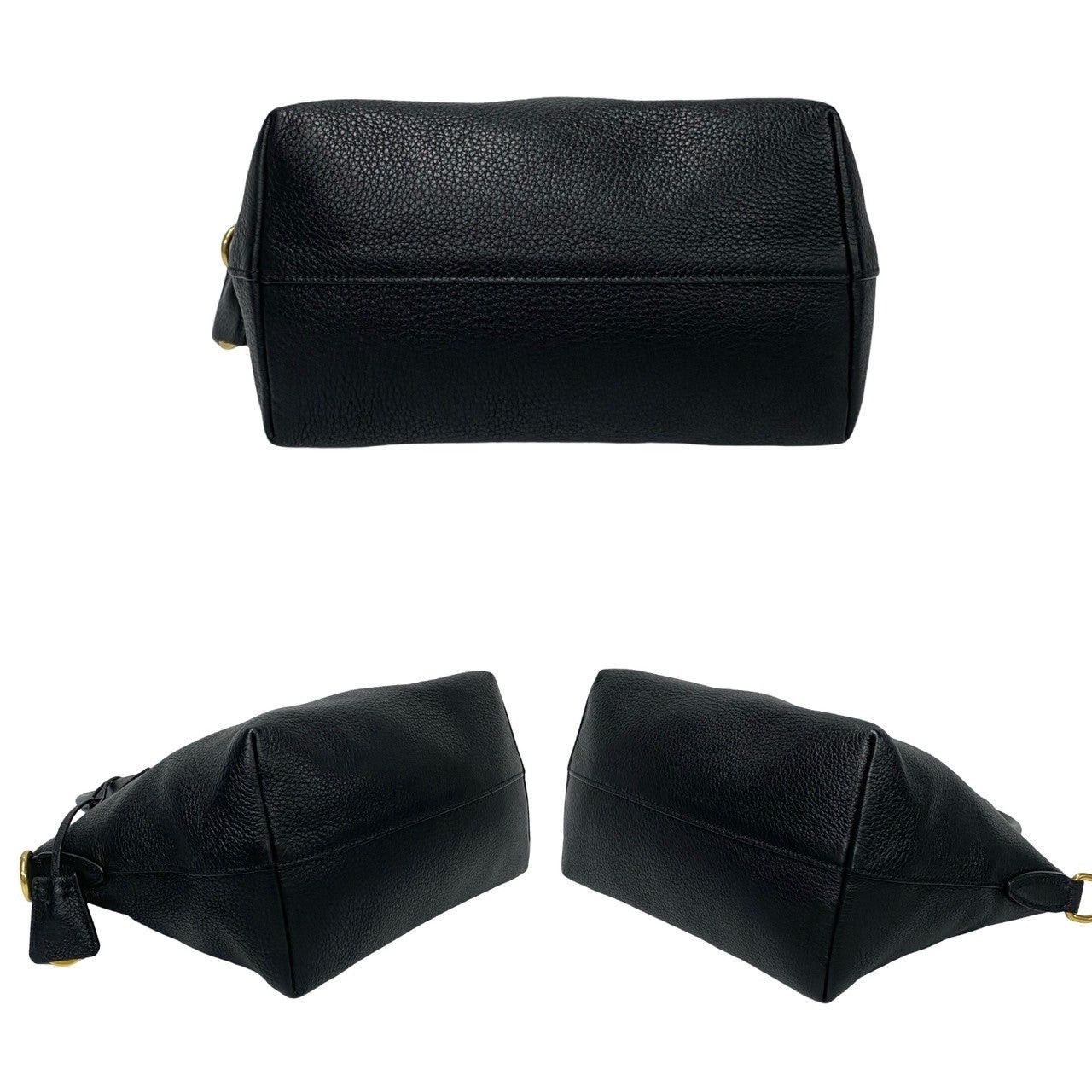 Prada Prada Shoulder Bag Black Leather Size ONE SIZE - 6 Thumbnail