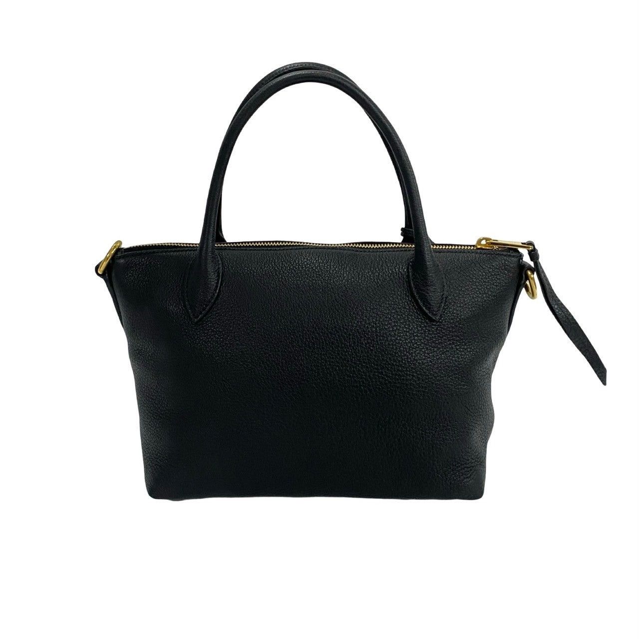 Prada Prada Shoulder Bag Black Leather Size ONE SIZE - 4 Thumbnail