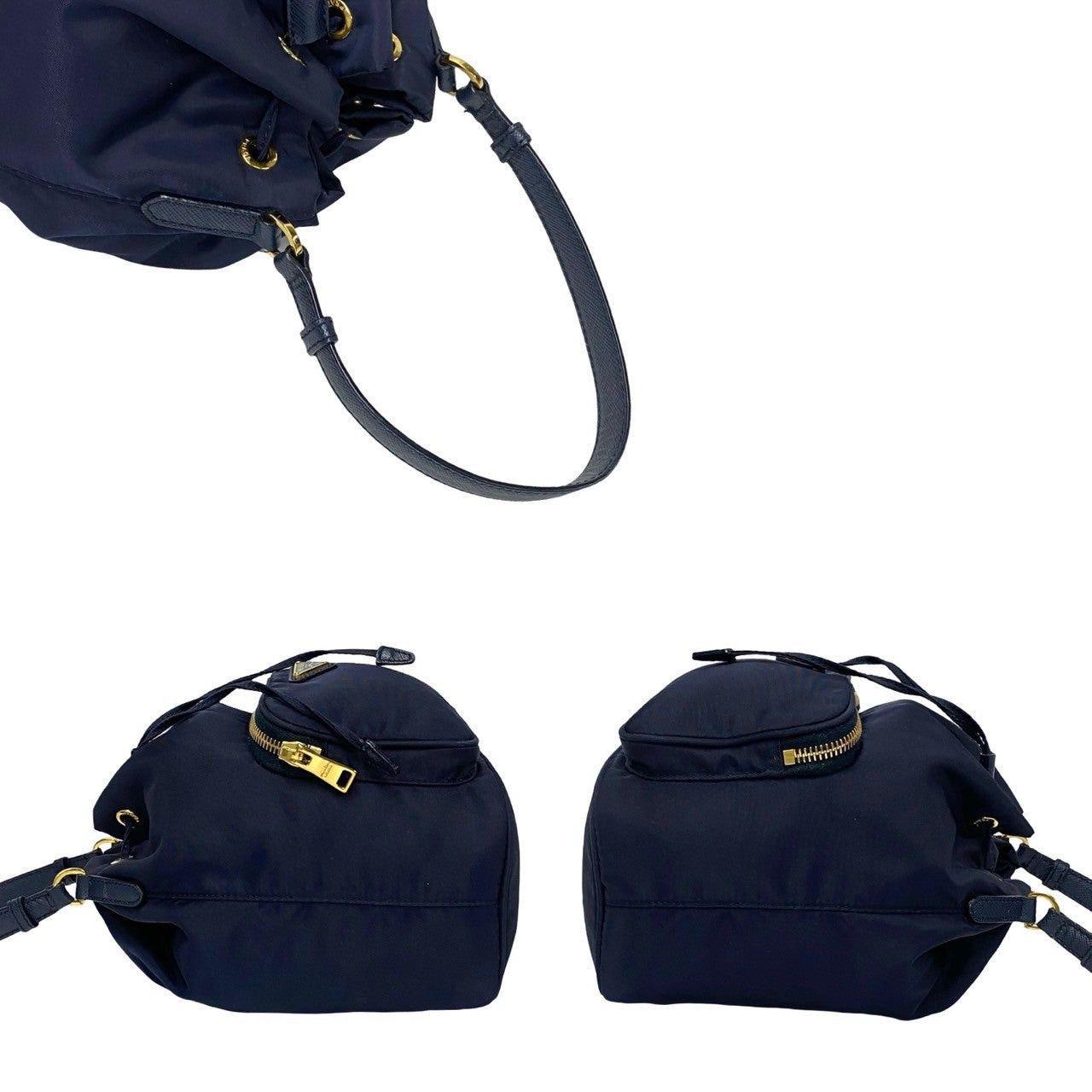 Prada Prada Shoulder Bag Blue Synthetic Size ONE SIZE - 5 Thumbnail