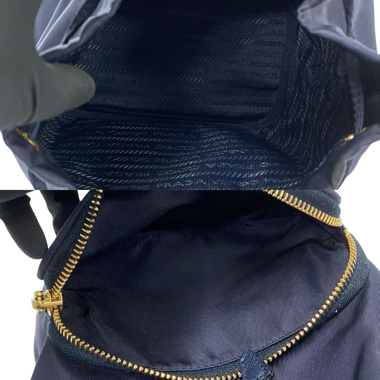 Prada Prada Shoulder Bag Blue Synthetic Size ONE SIZE - 8 Thumbnail