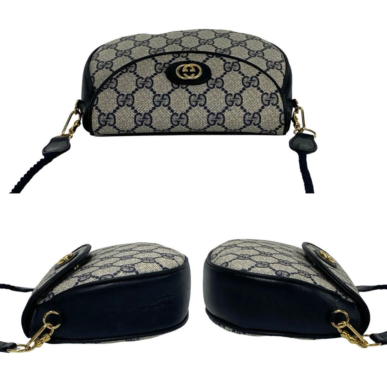 Gucci Gucci Shoulder Bag Blue Leather Size ONE SIZE - 5 Thumbnail