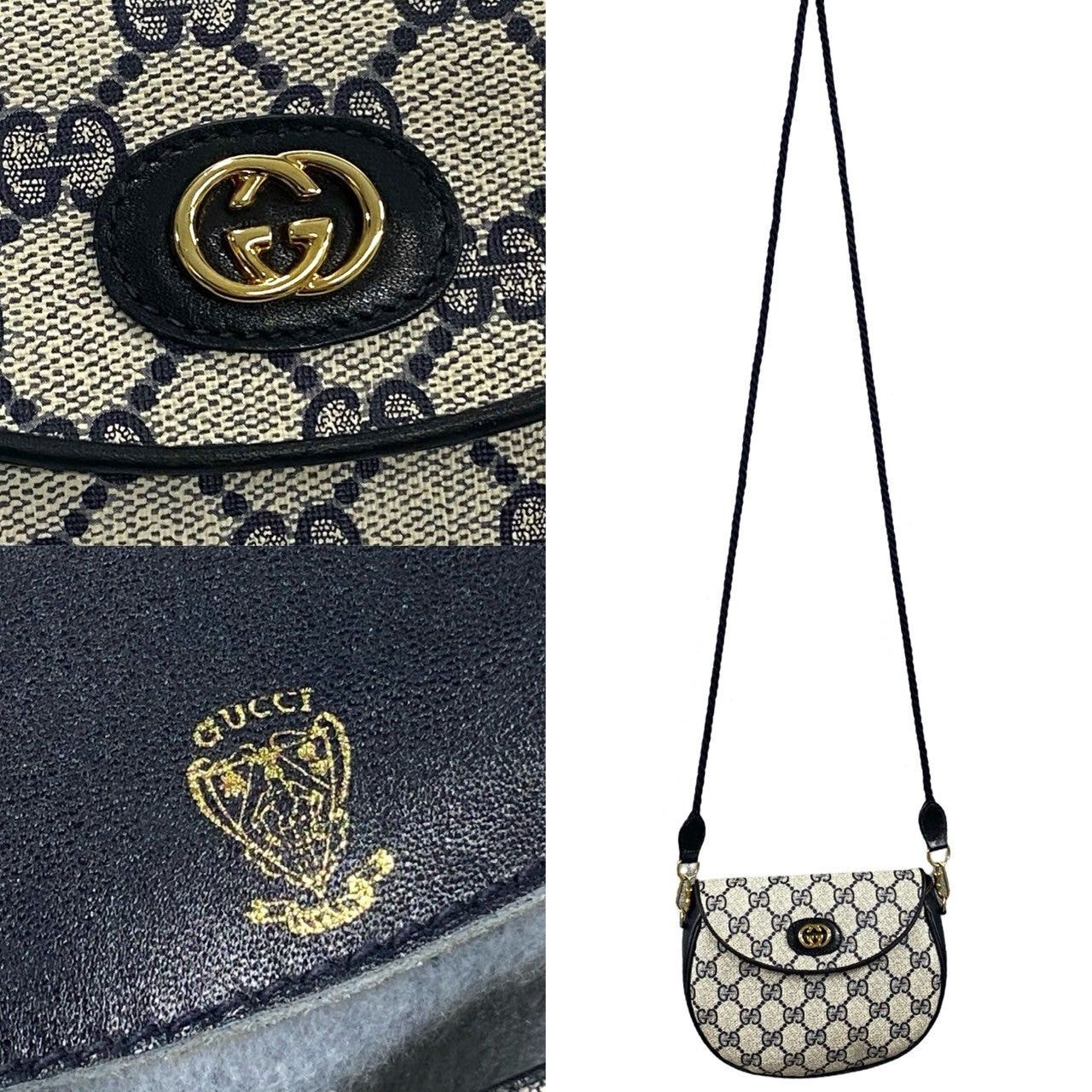Gucci Gucci Shoulder Bag Blue Leather Size ONE SIZE - 3 Thumbnail