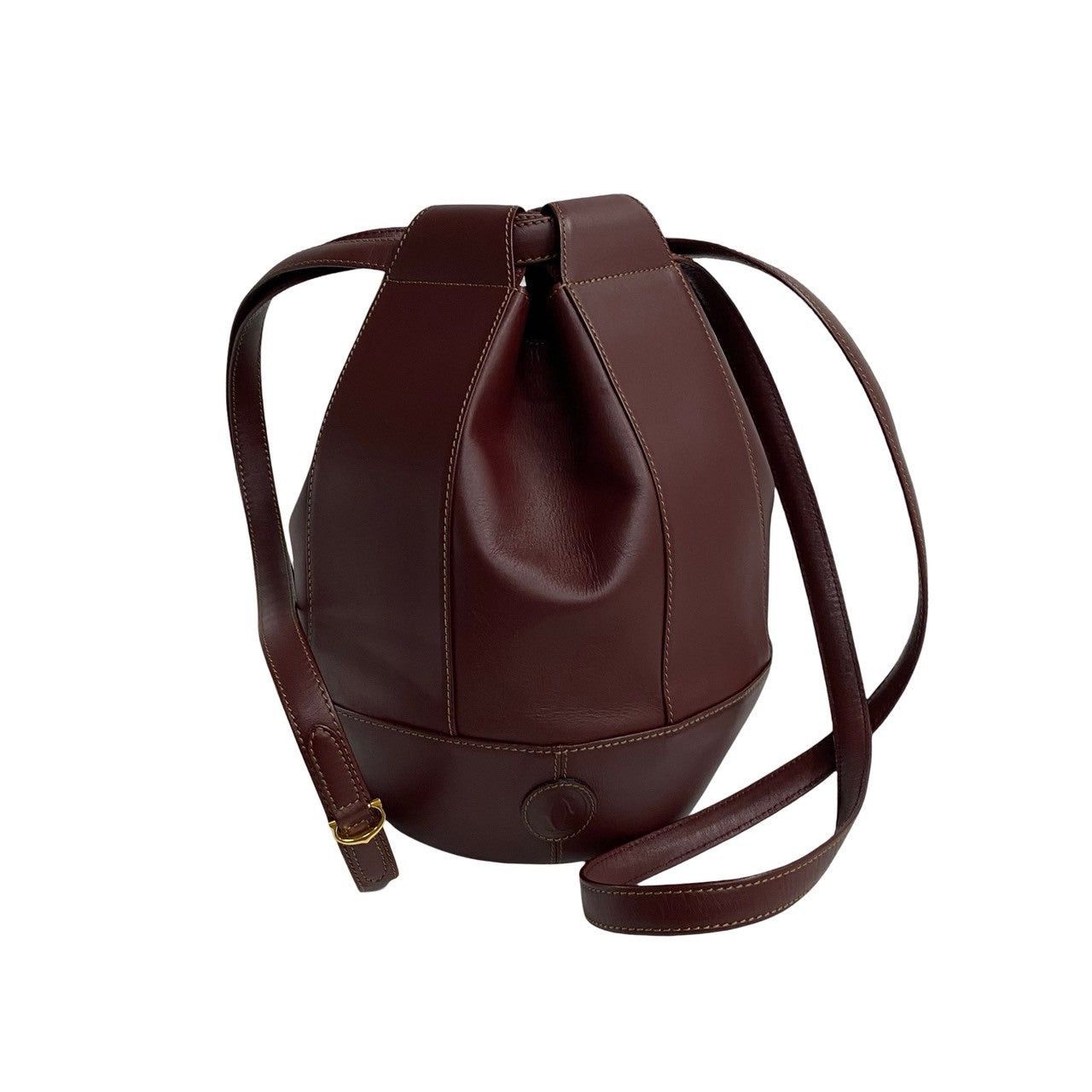 Cartier Cartier Shoulder Bag Red Leather Size ONE SIZE - 4 Thumbnail