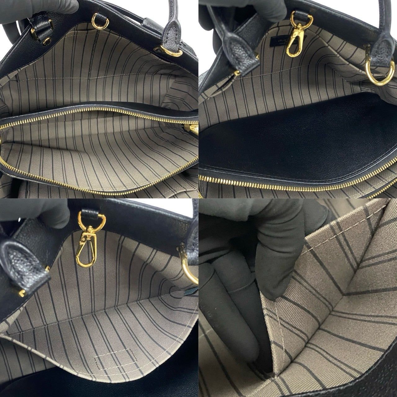 Louis Vuitton Louis Vuitton Shoulder Bag Black Leather Size ONE SIZE - 8 Thumbnail