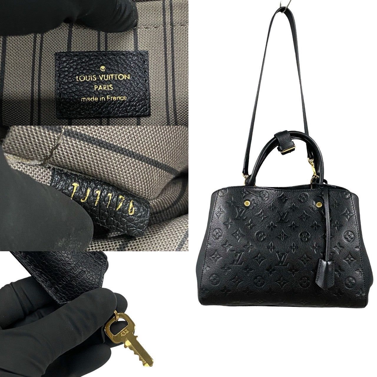 Louis Vuitton Louis Vuitton Shoulder Bag Black Leather Size ONE SIZE - 3 Thumbnail