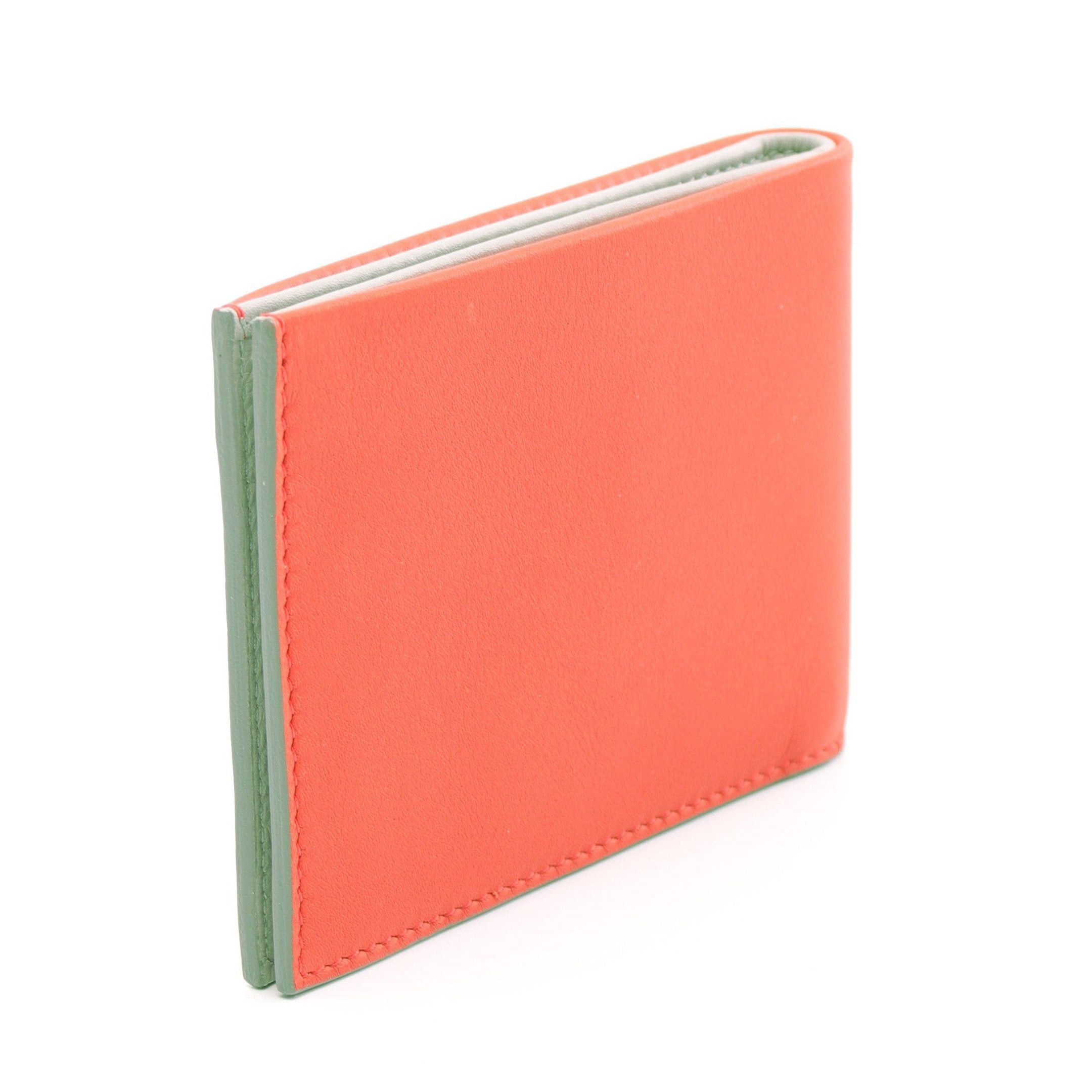 Salvatore Ferragamo Salvatore Ferragamo Bi-Fold Wallet Leather Orange Red Size ONE SIZE - 2 Thumbnail