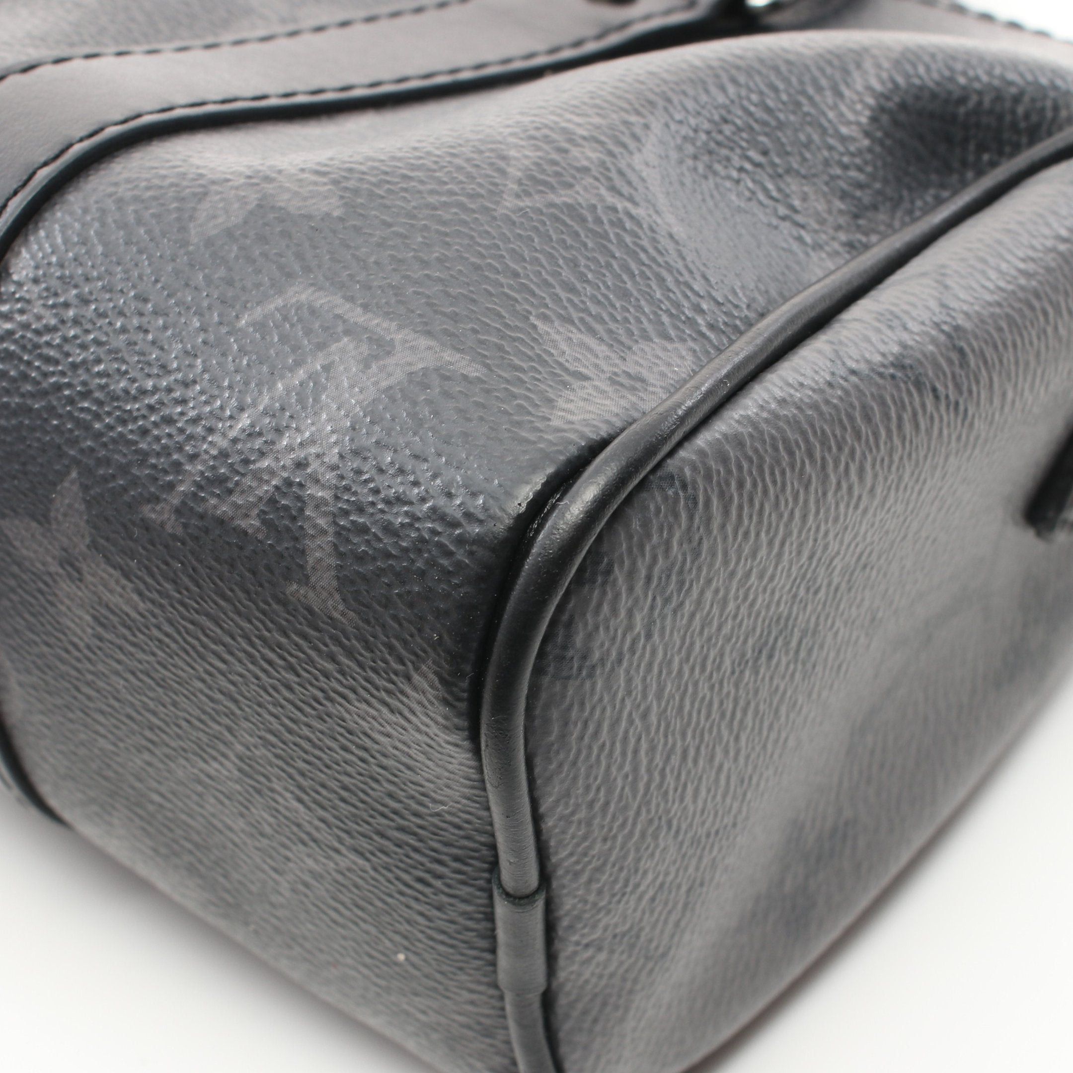 Louis Vuitton Louis Vuitton Keepall Xs Monogram Eclipse Handbag Leather Black Size ONE SIZE - 8 Thumbnail