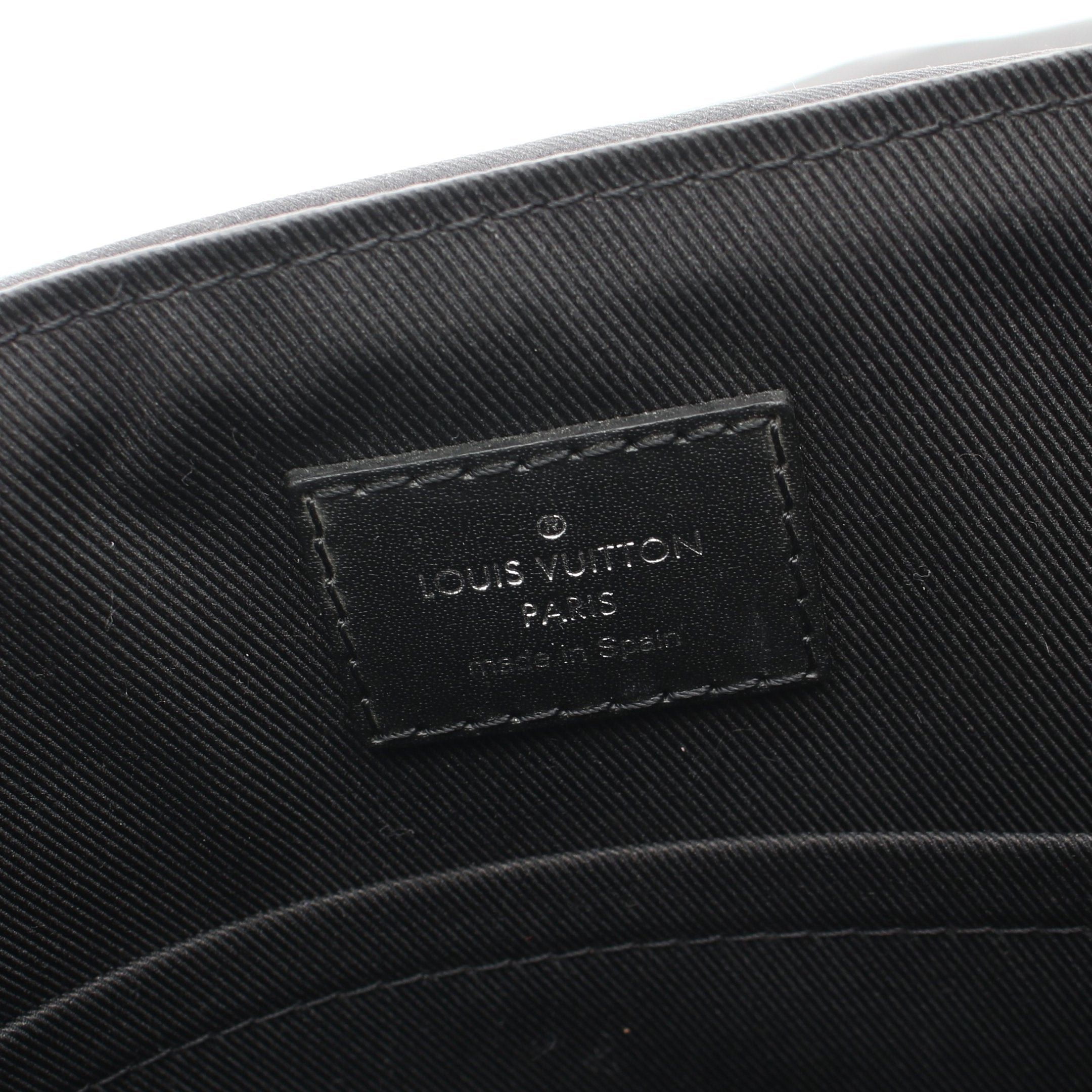 Louis Vuitton Louis Vuitton District Pm Nm Monogram Eclipse Shoulder Bag Leather Black Size ONE SIZE - 4 Thumbnail