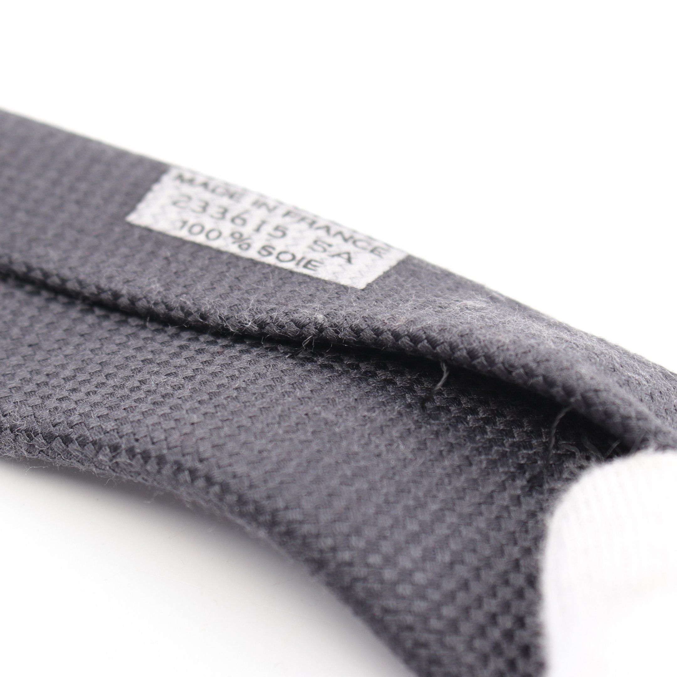 Hermes Hermes Tie Silk Dark Navy Size ONE SIZE - 7 Thumbnail