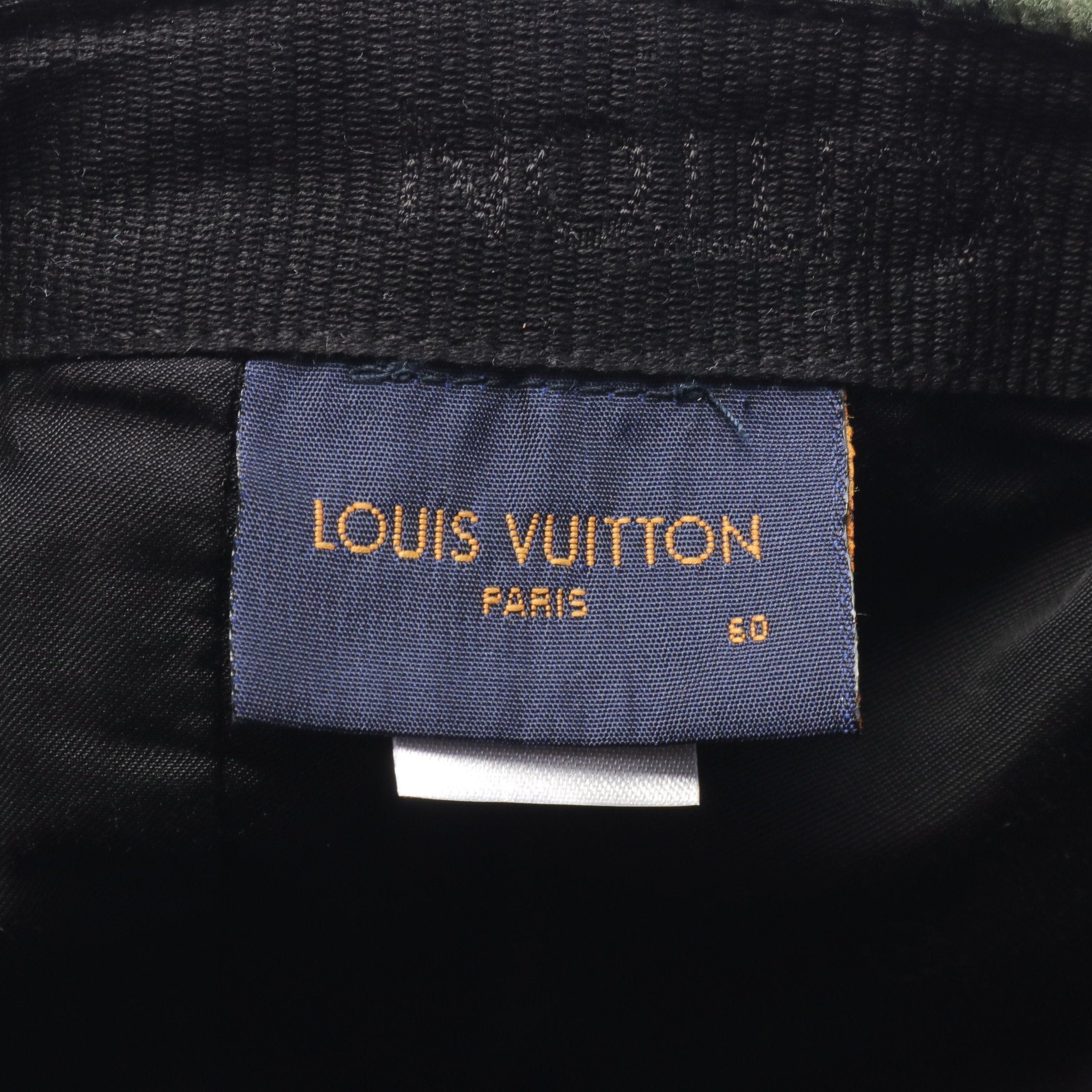 Louis Vuitton Louis Vuitton Casquette Easy Fit Monogram Cap Camouflage Corduroy Velor Green Black Multicolor Size ONE SIZE - 4 Thumbnail