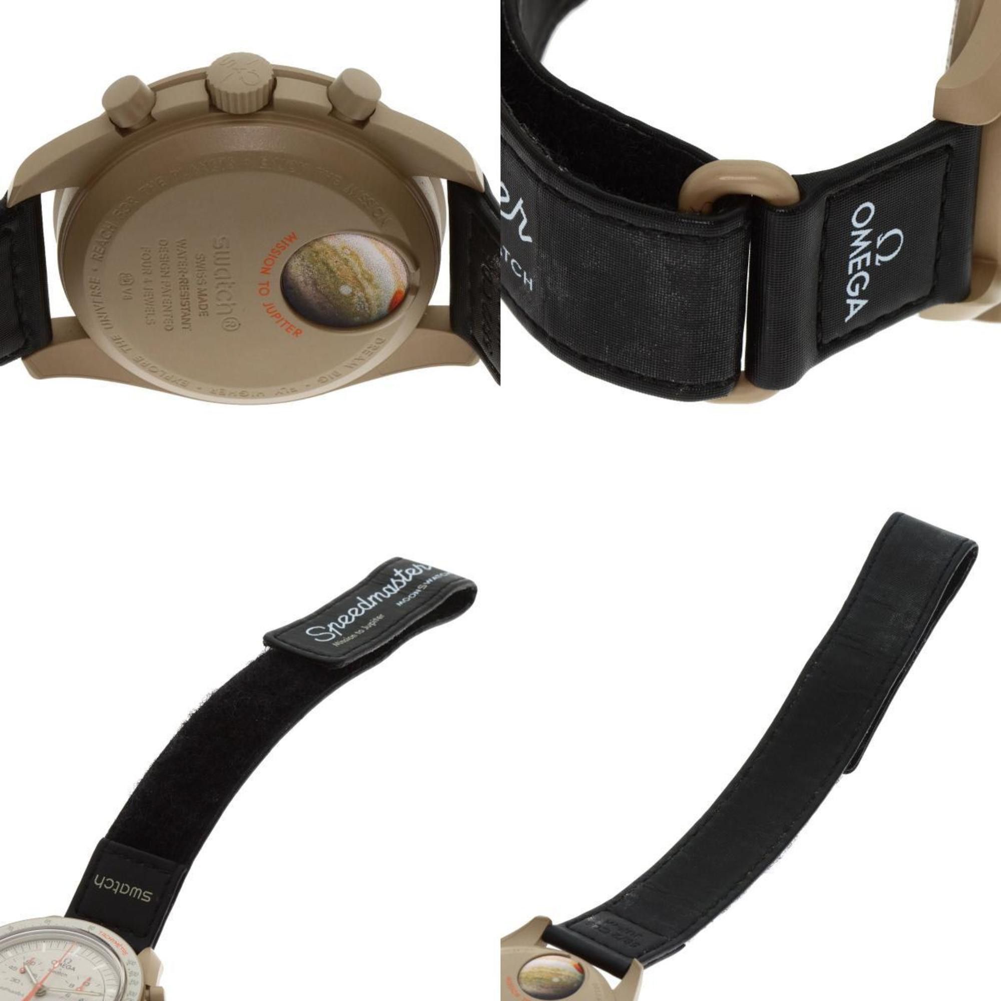 Omega Omega x Swatch S033C100 MISSION TO JUPITER Speedmaster collaboration watch ceramic nylon men's Size ONE SIZE - 7 Thumbnail