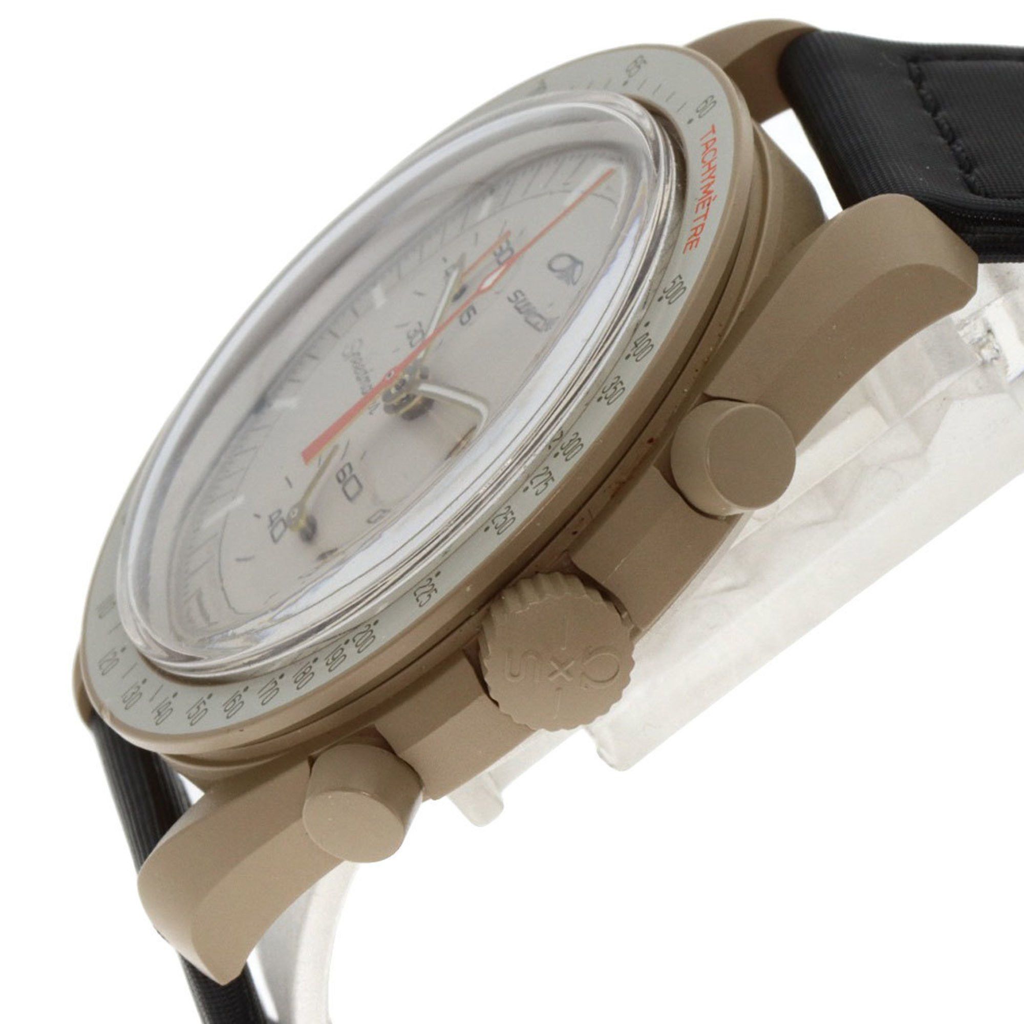 Omega Omega x Swatch S033C100 MISSION TO JUPITER Speedmaster collaboration watch ceramic nylon men's Size ONE SIZE - 5 Thumbnail