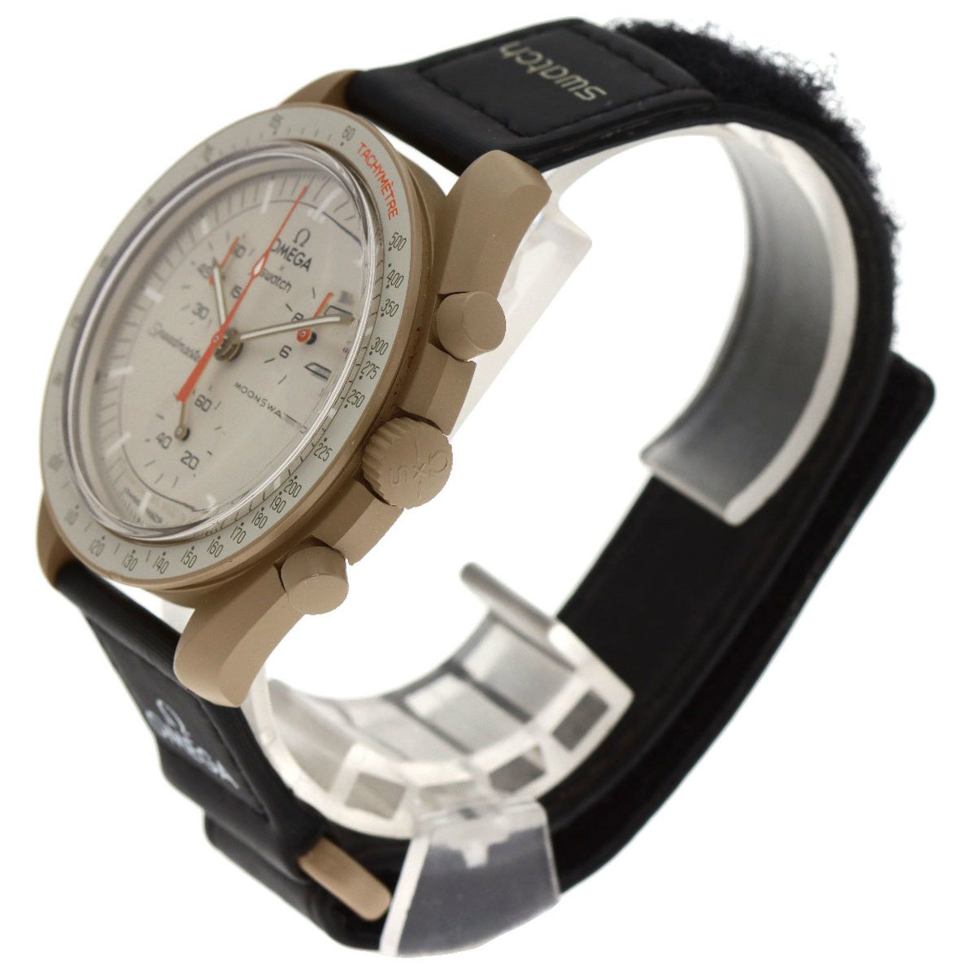 Omega Omega x Swatch S033C100 MISSION TO JUPITER Speedmaster collaboration watch ceramic nylon men's Size ONE SIZE - 2 Thumbnail