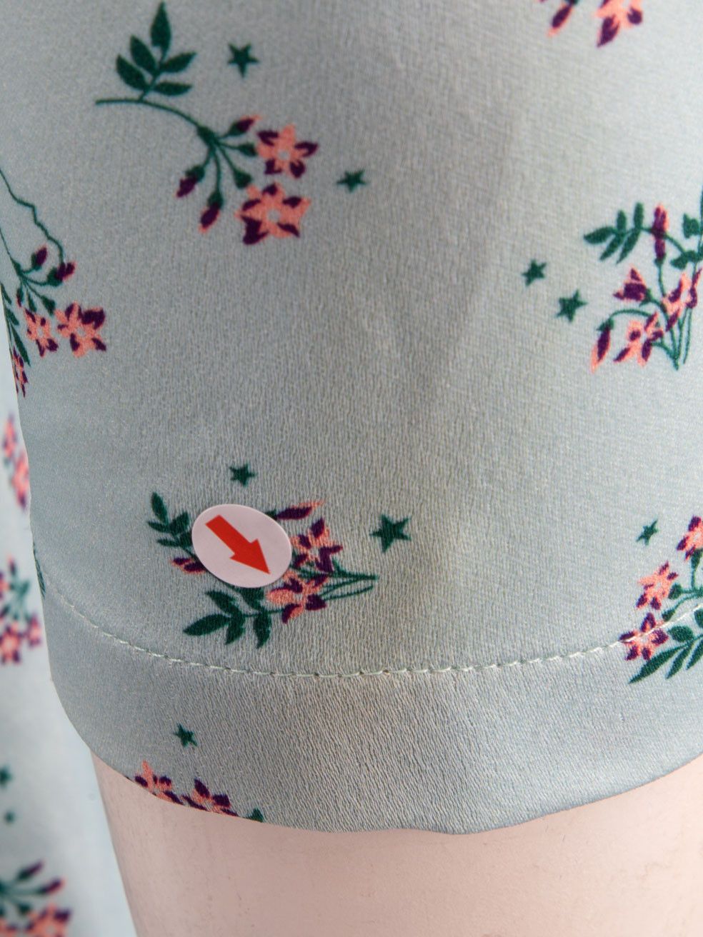 Other Blue Floral Print Long Sleeve Maxi Dress Size XS / US 0-2 / IT 36-38 - 14 Thumbnail