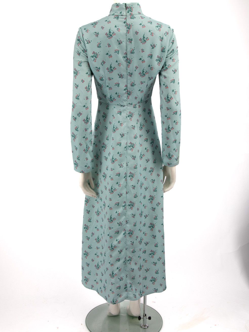 Other Blue Floral Print Long Sleeve Maxi Dress Size XS / US 0-2 / IT 36-38 - 3 Thumbnail