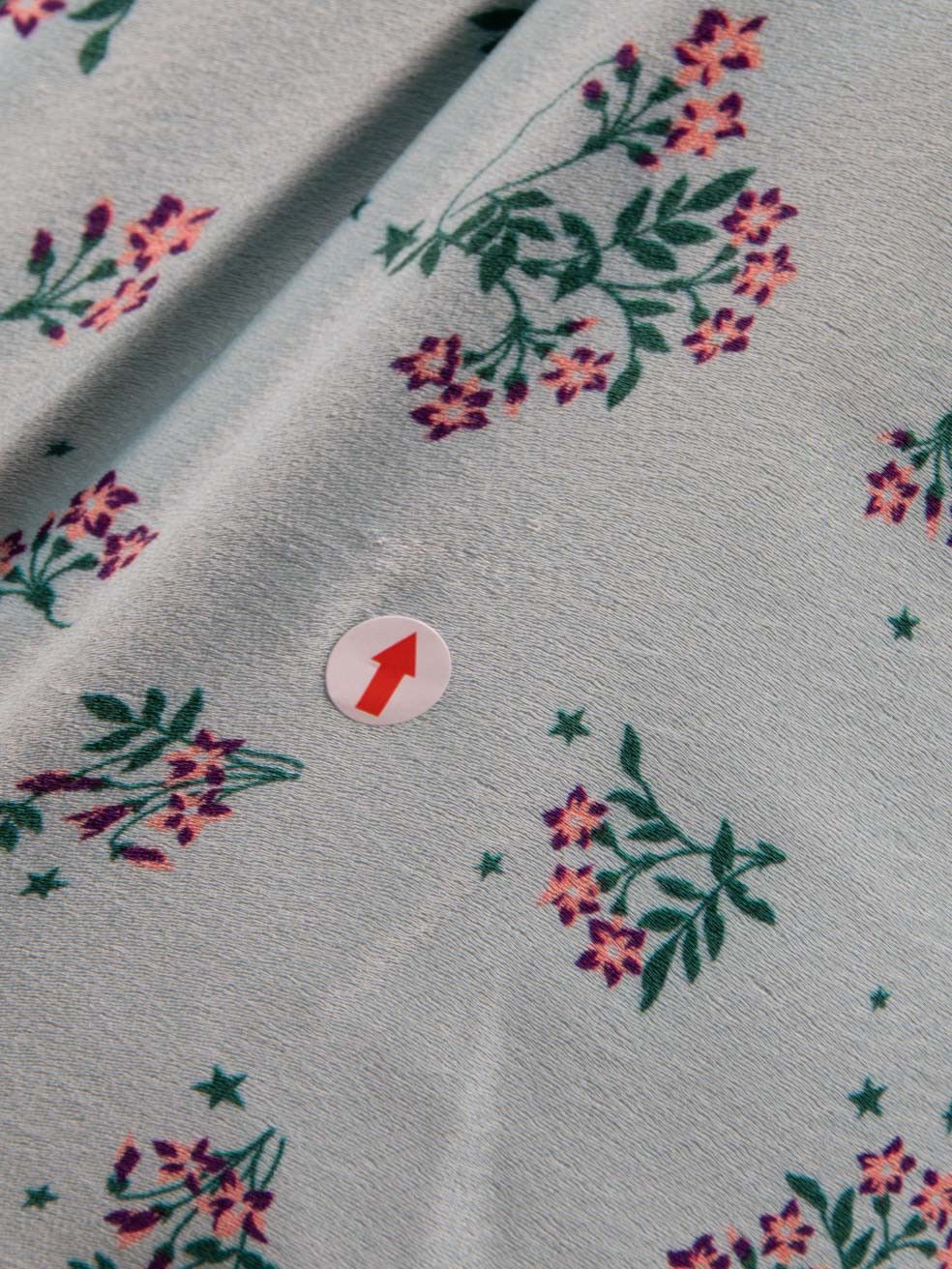 Other Blue Floral Print Long Sleeve Maxi Dress Size XS / US 0-2 / IT 36-38 - 10 Thumbnail