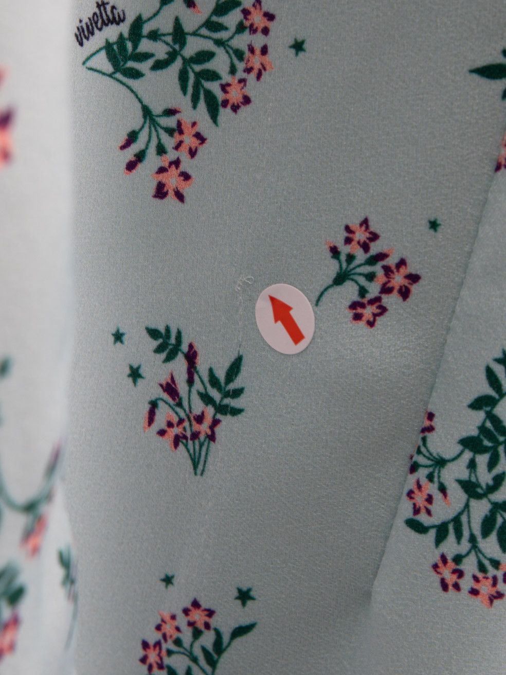 Other Blue Floral Print Long Sleeve Maxi Dress Size XS / US 0-2 / IT 36-38 - 9 Thumbnail