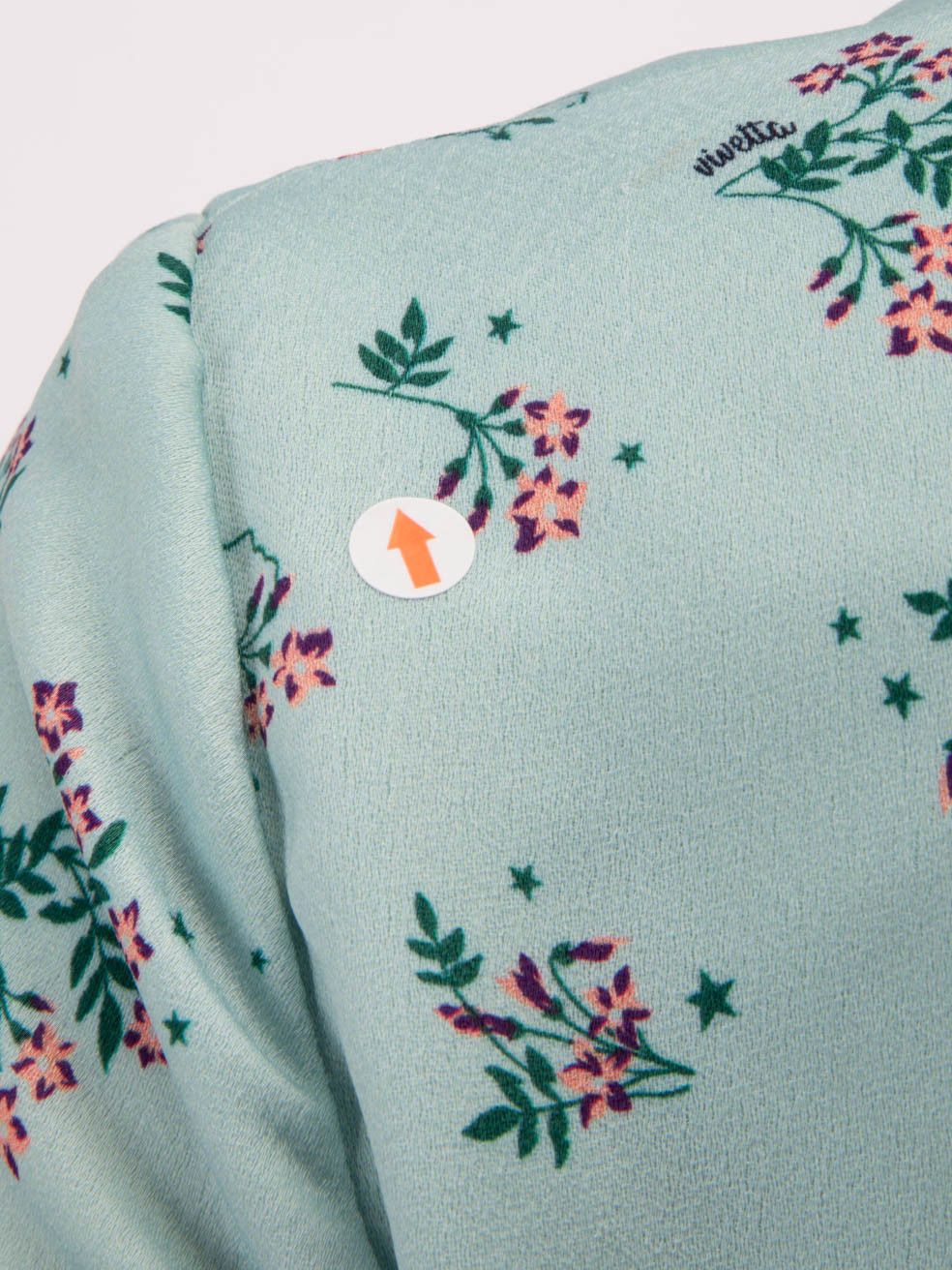 Other Blue Floral Print Long Sleeve Maxi Dress Size XS / US 0-2 / IT 36-38 - 13 Thumbnail