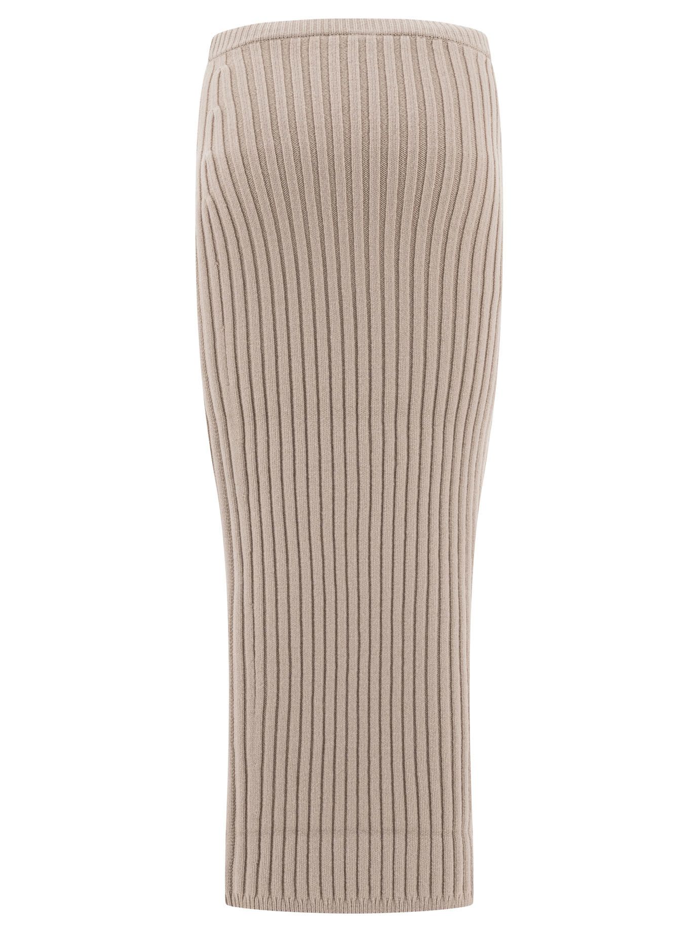 Max Mara Wool And Cashmere Knit Skirt Size 34" / US 12 / IT 48 - 2 Thumbnail