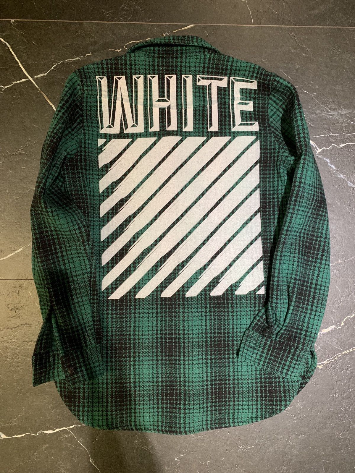Off-White Green Check Shirts 3D Size US S / EU 44-46 / 1 - 2 Preview