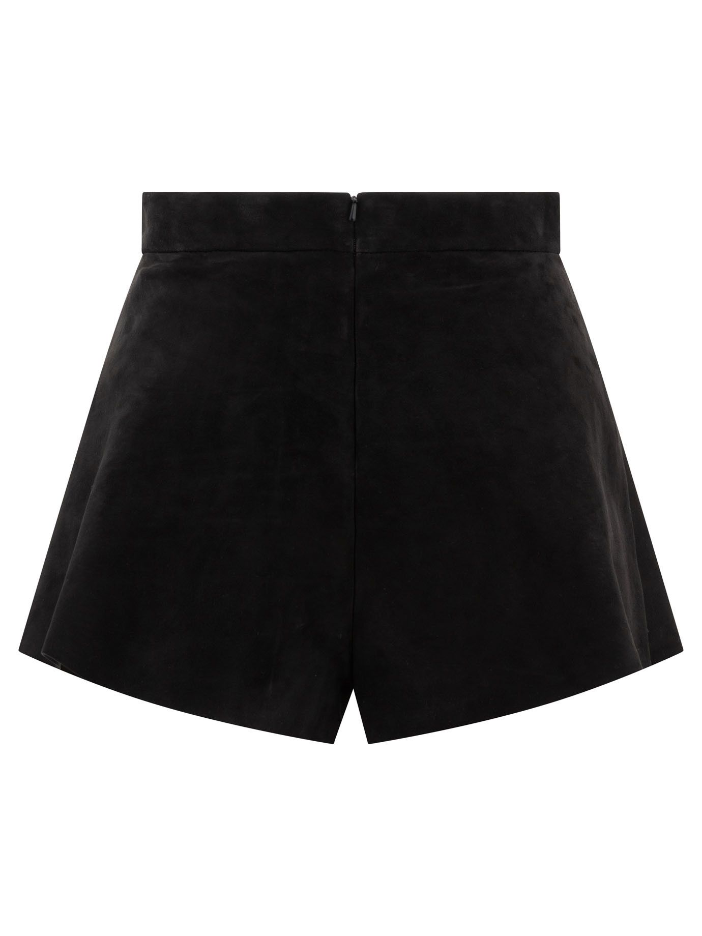 Max Mara Suede Shorts Size 28" / US 6 / IT 42 - 2 Thumbnail