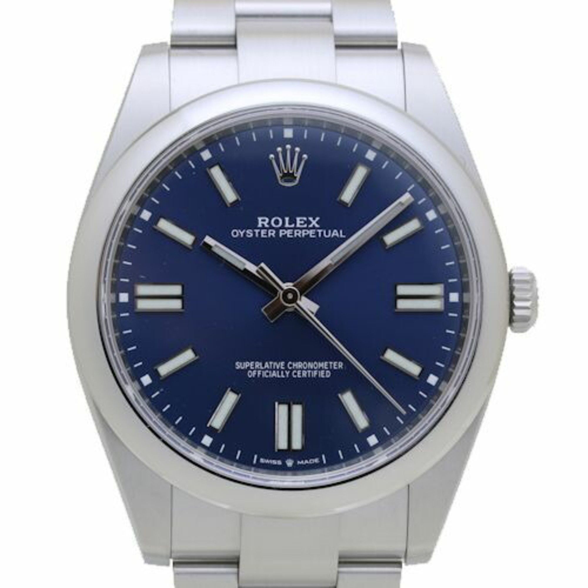 Rolex Rolex Oyster Perpetual 41 124300 Bright Blue Stainless Steel Men's 39703 Watch Size ONE SIZE - 10 Thumbnail