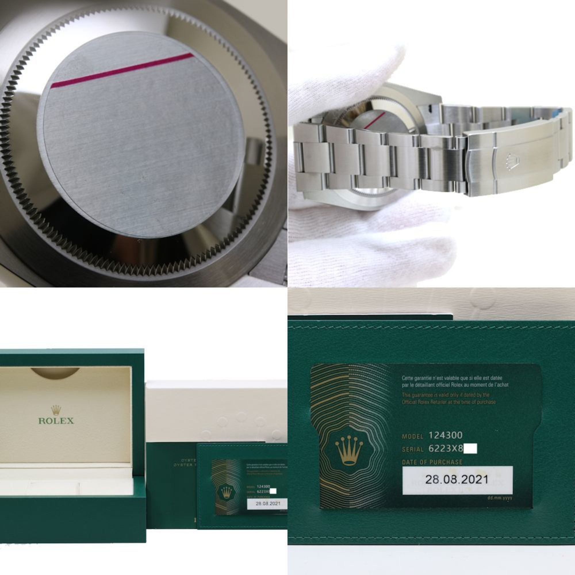 Rolex Rolex Oyster Perpetual 41 124300 Bright Blue Stainless Steel Men's 39703 Watch Size ONE SIZE - 9 Thumbnail