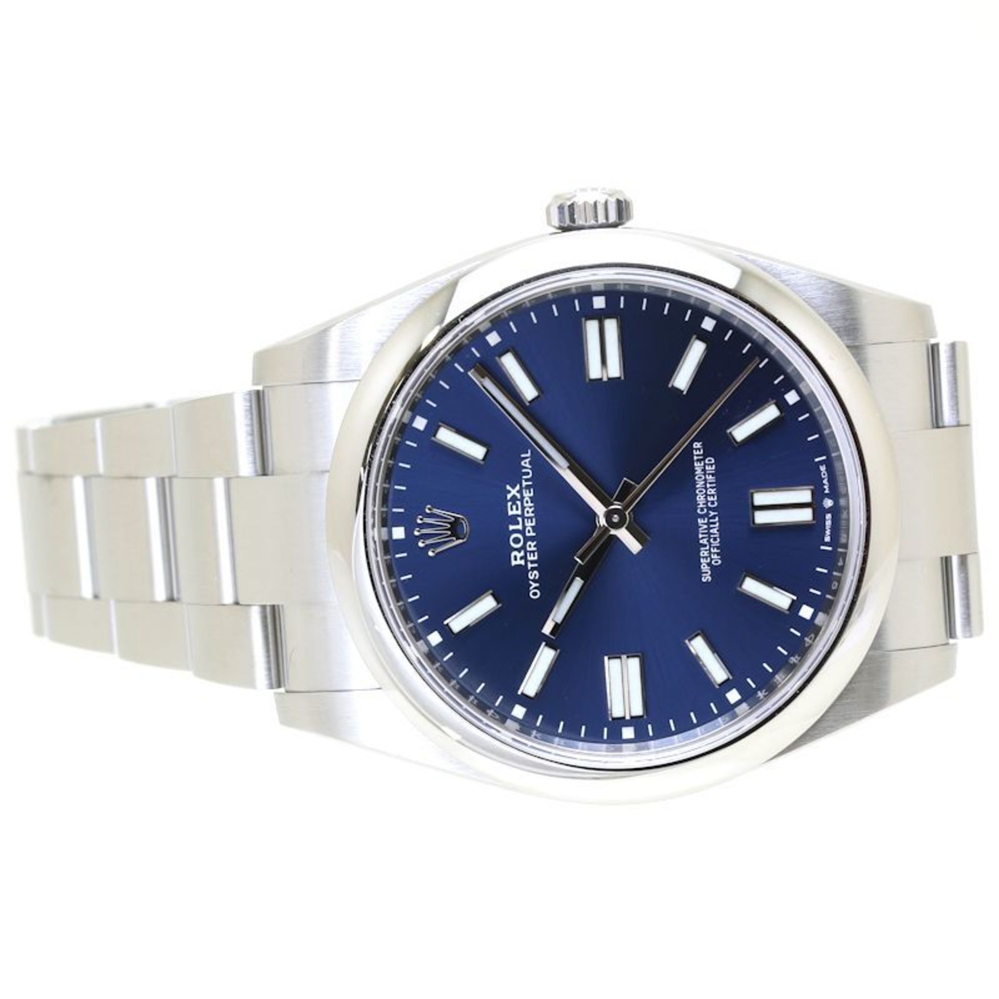 Rolex Rolex Oyster Perpetual 41 124300 Bright Blue Stainless Steel Men's 39703 Watch Size ONE SIZE - 5 Thumbnail