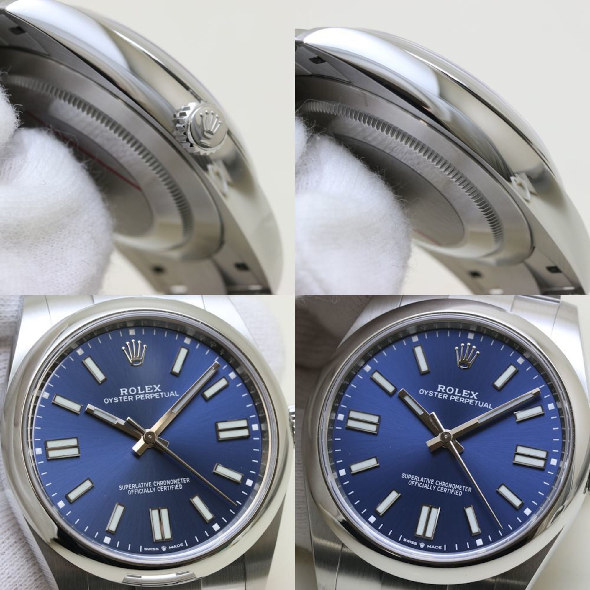 Rolex Rolex Oyster Perpetual 41 124300 Bright Blue Stainless Steel Men's 39703 Watch Size ONE SIZE - 8 Thumbnail