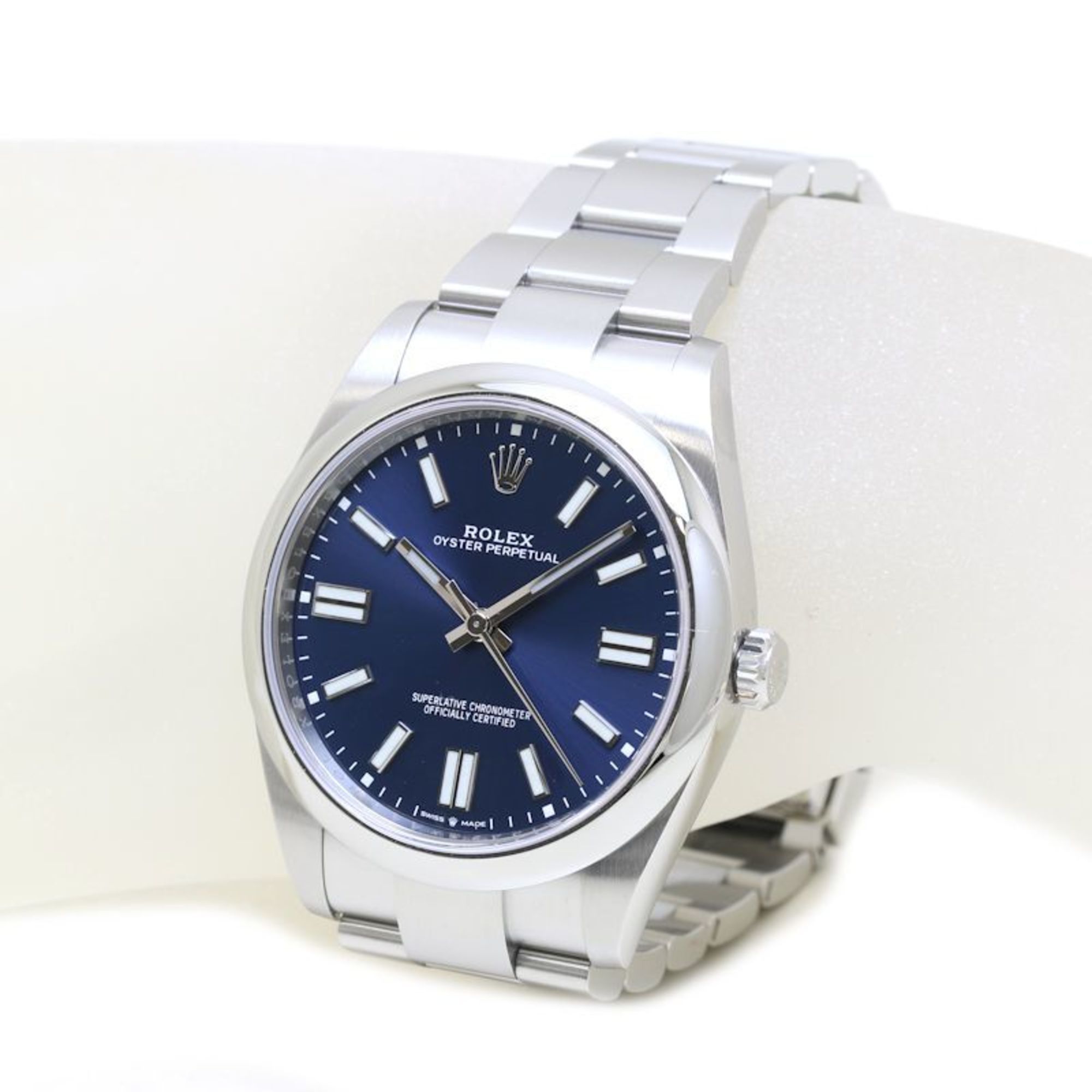 Rolex Rolex Oyster Perpetual 41 124300 Bright Blue Stainless Steel Men's 39703 Watch Size ONE SIZE - 2 Thumbnail