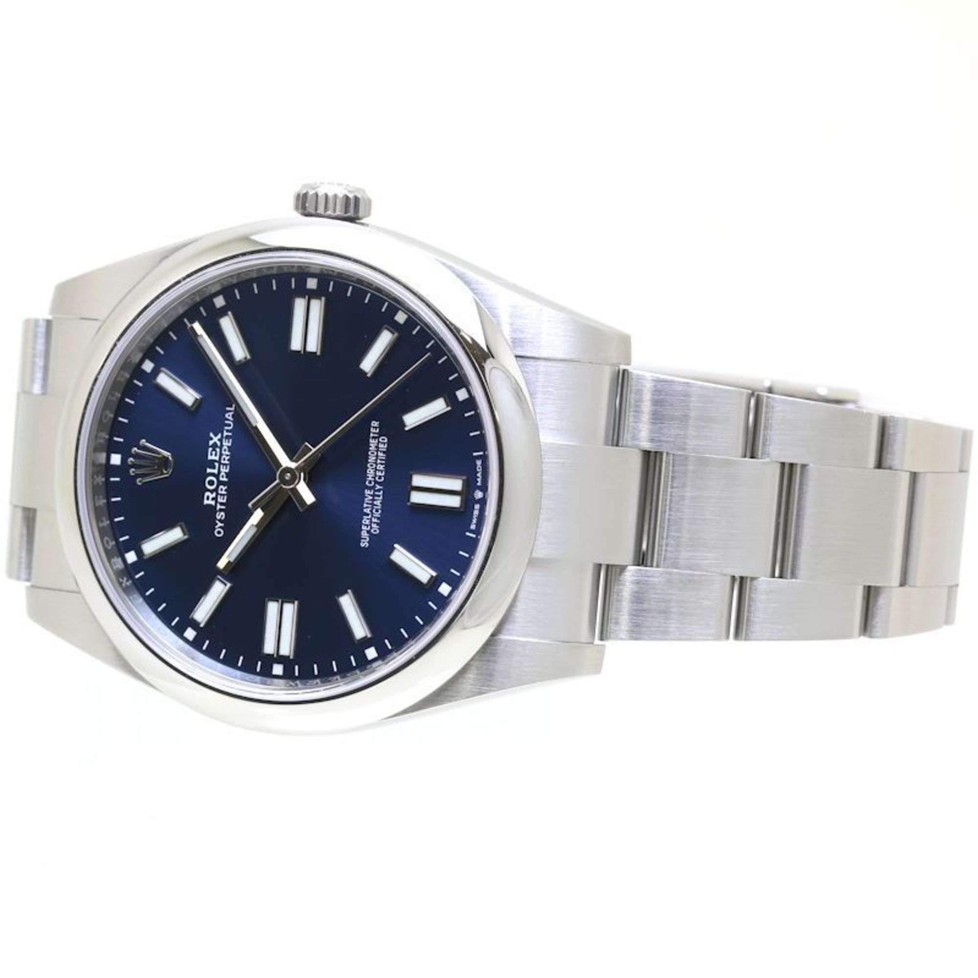 Rolex Rolex Oyster Perpetual 41 124300 Bright Blue Stainless Steel Men's 39703 Watch Size ONE SIZE - 3 Thumbnail