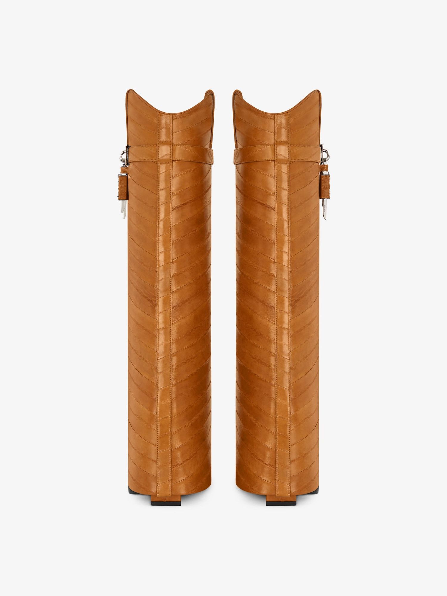 Givenchy Shark Lock Cowboy High Boots 60mm in camel Size US 6 / IT 36 - 4 Thumbnail