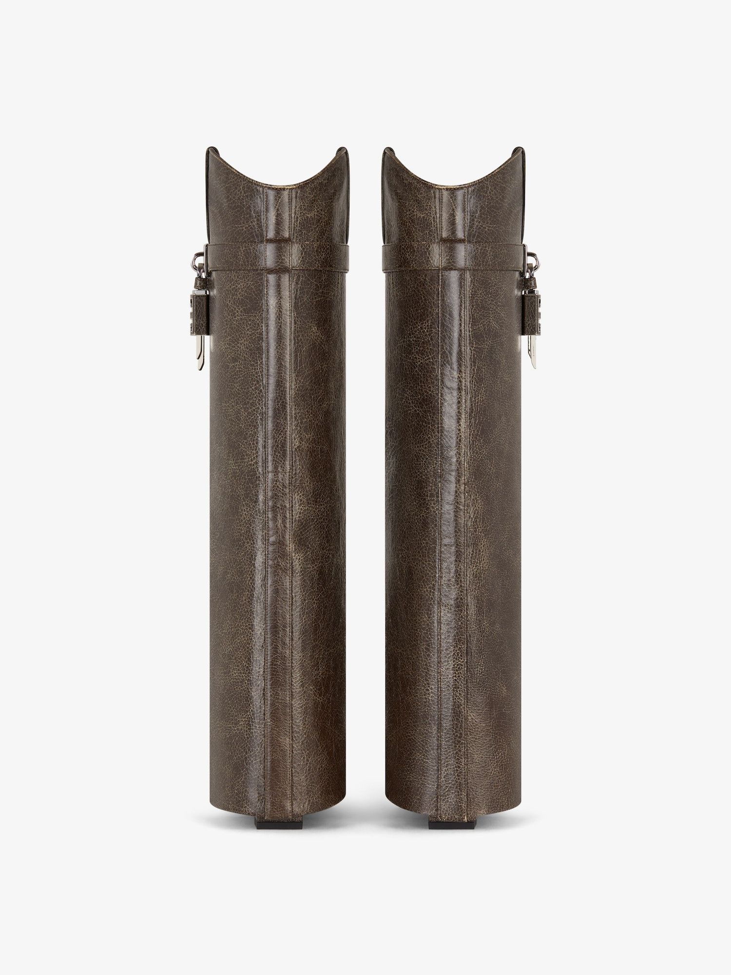 Givenchy Shark Lock Cowboy High Boots 60mm in brown Size US 6 / IT 36 - 4 Thumbnail