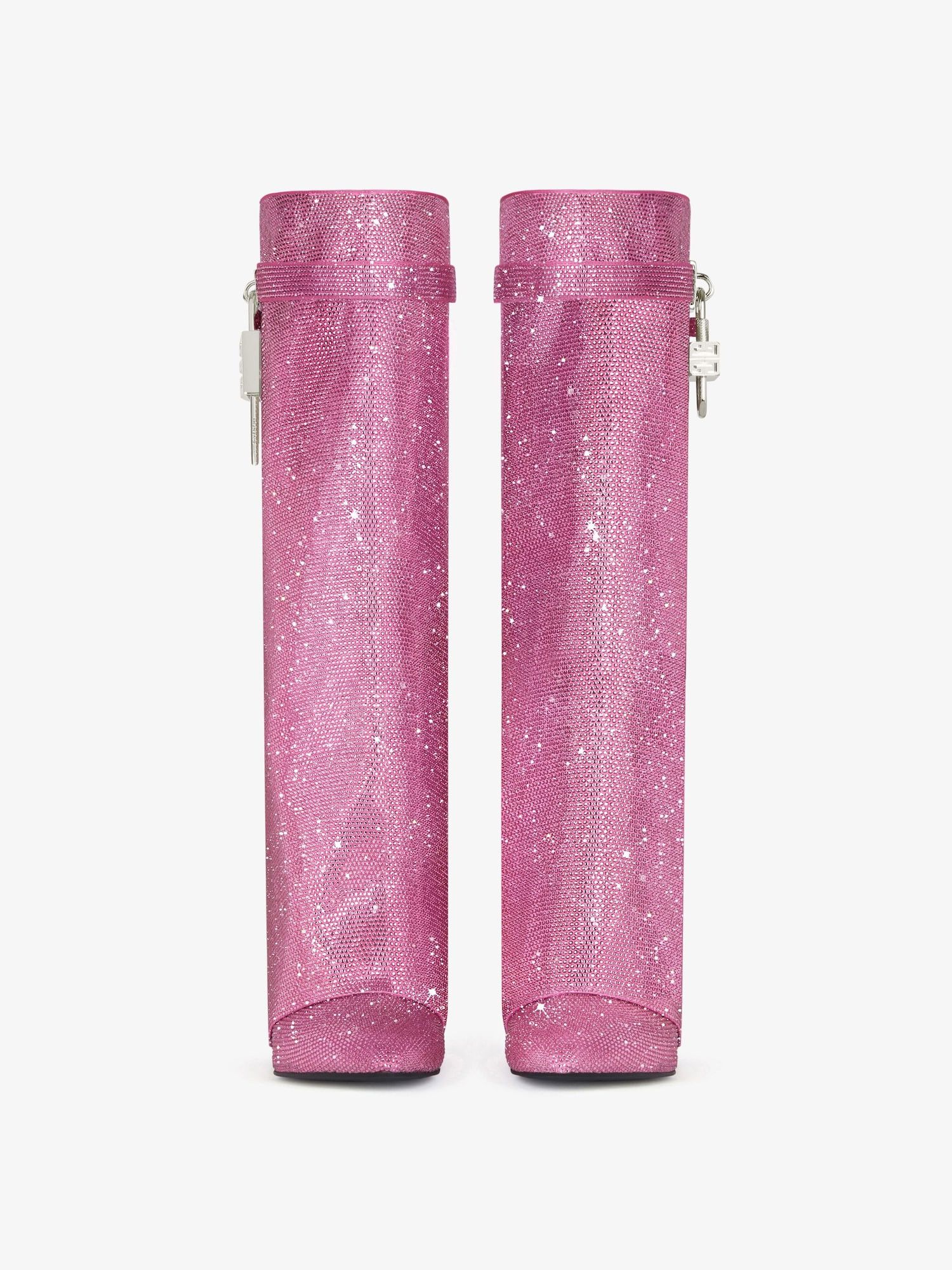 Givenchy Shark Lock Wide Fit Pant Boots 90mm Neon Pink Size US 6 / IT 36 - 2 Thumbnail