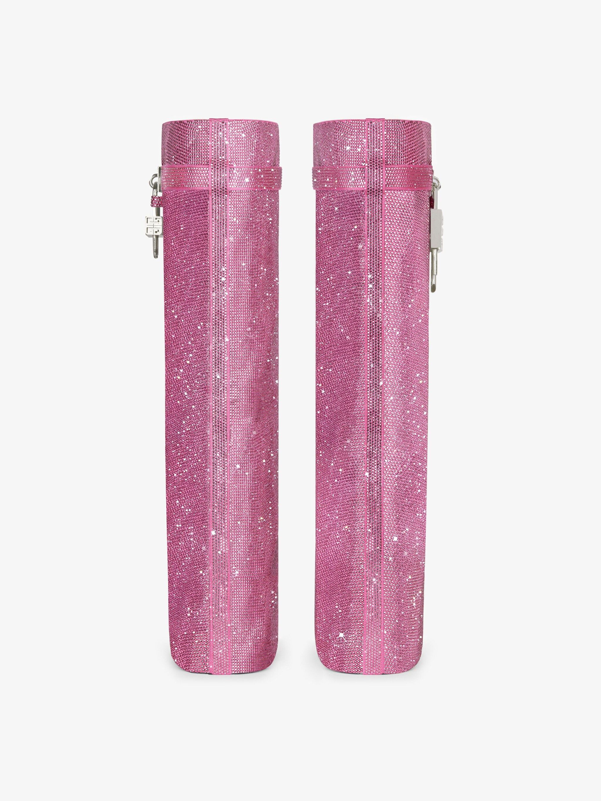 Givenchy Shark Lock Wide Fit Pant Boots 90mm Neon Pink Size US 11 / IT 41 - 5 Thumbnail