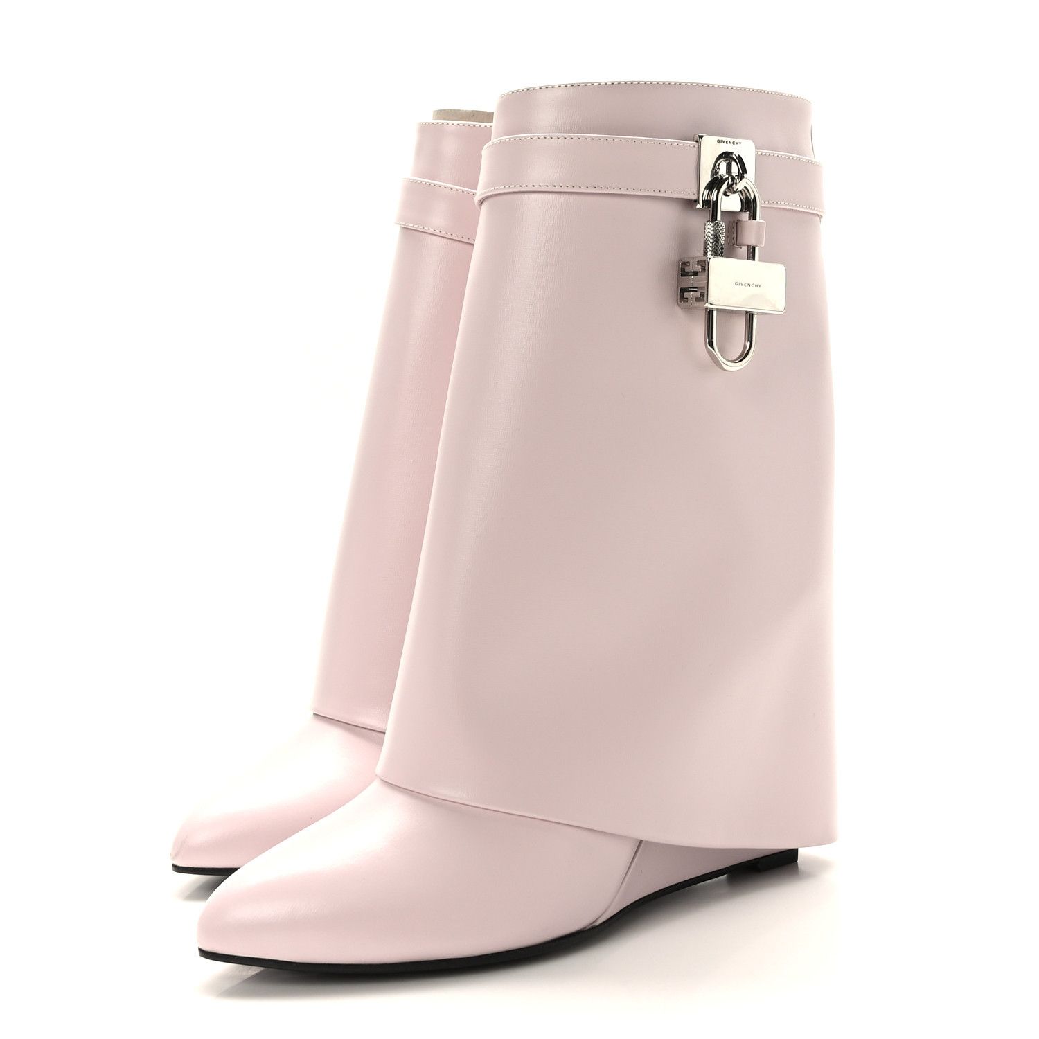 Givenchy Shark Lock Ankle Boots 90mm Size US 9 / IT 39 - 2 Thumbnail