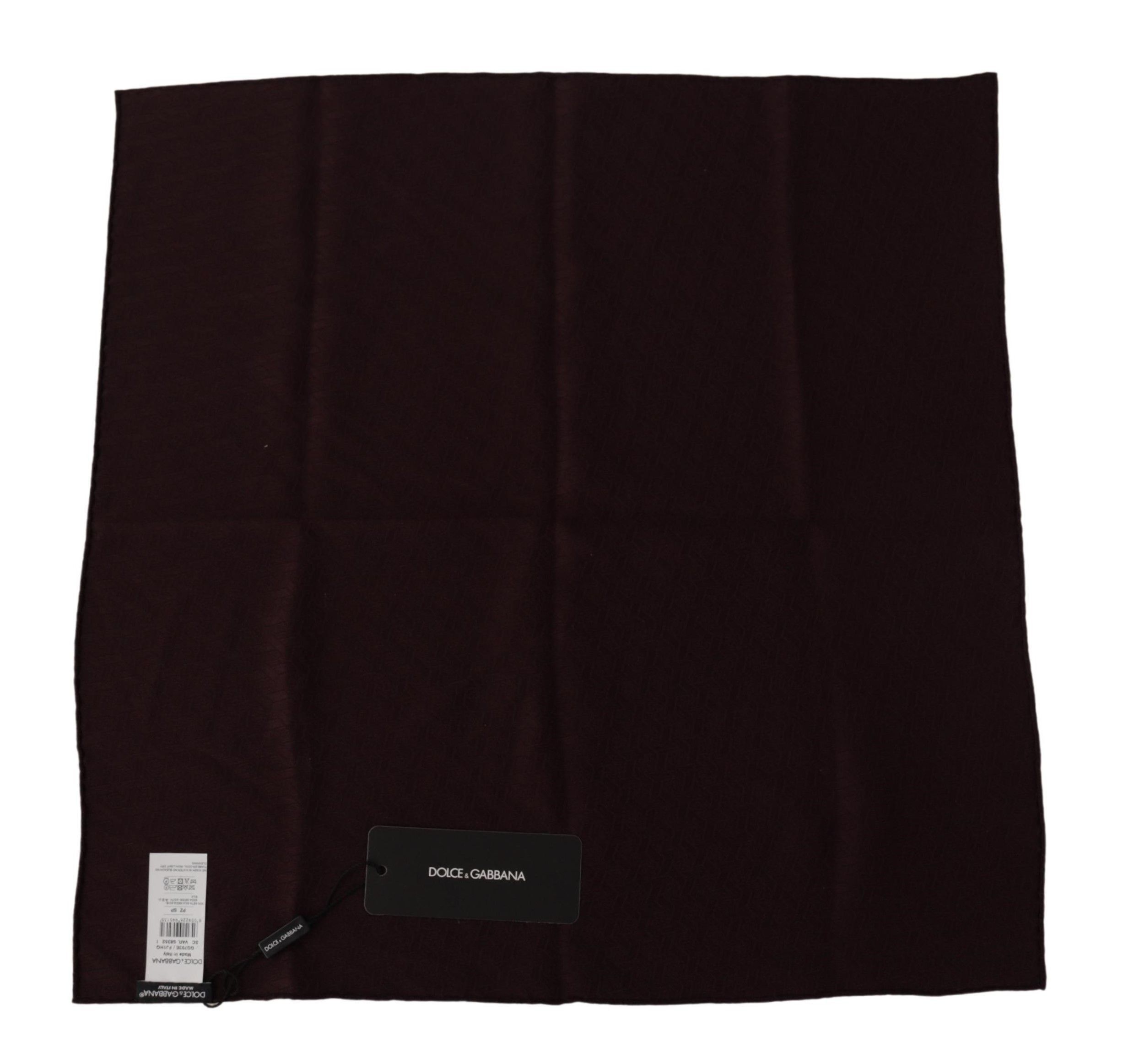 Dolce & Gabbana Elegant Silk Square Men's Men's Scarf Size ONE SIZE - 2 Thumbnail