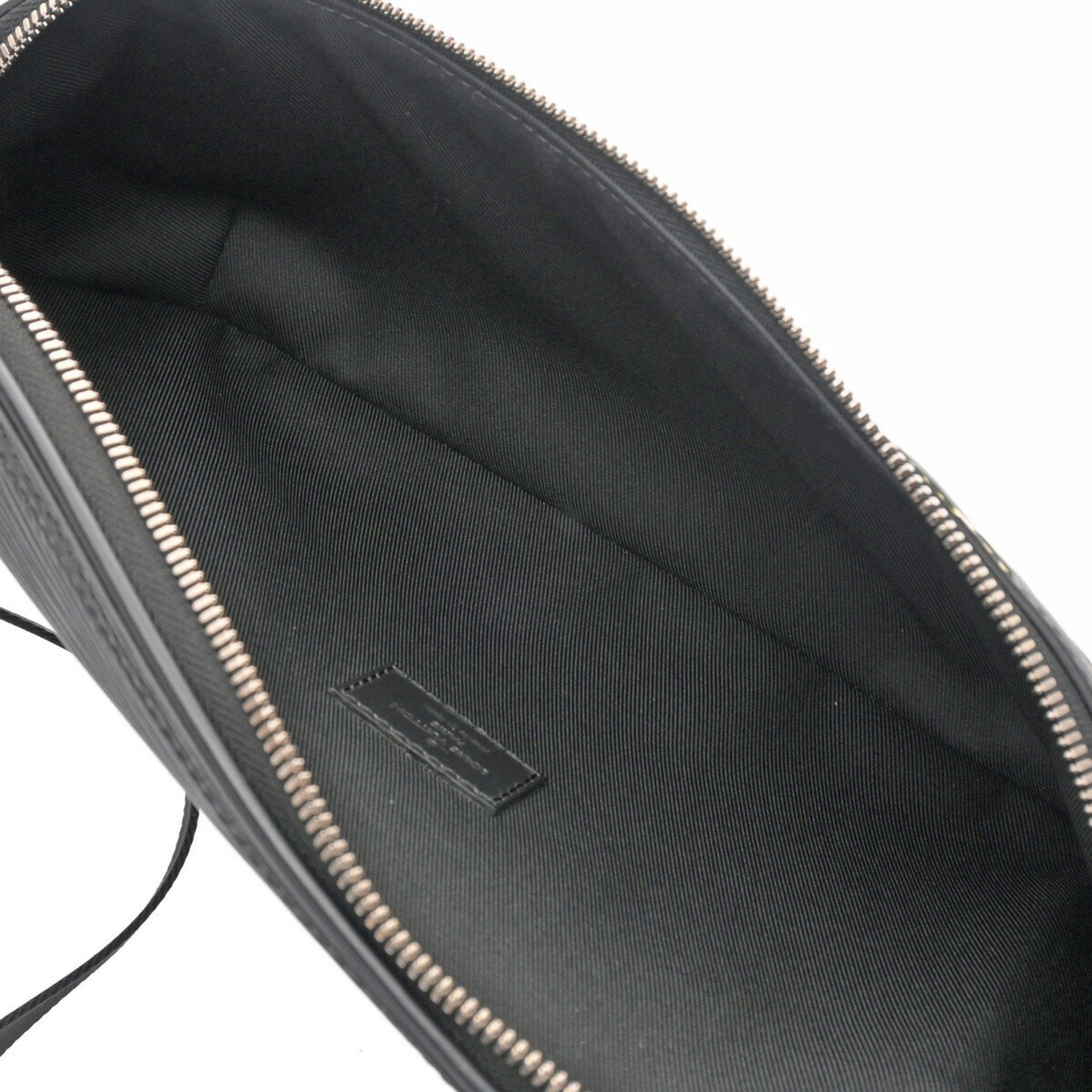 Louis Vuitton LOUIS VUITTON Epi Bum Bag LV Circle Black M55131 Men's Leather Body Size ONE SIZE - 11 Thumbnail