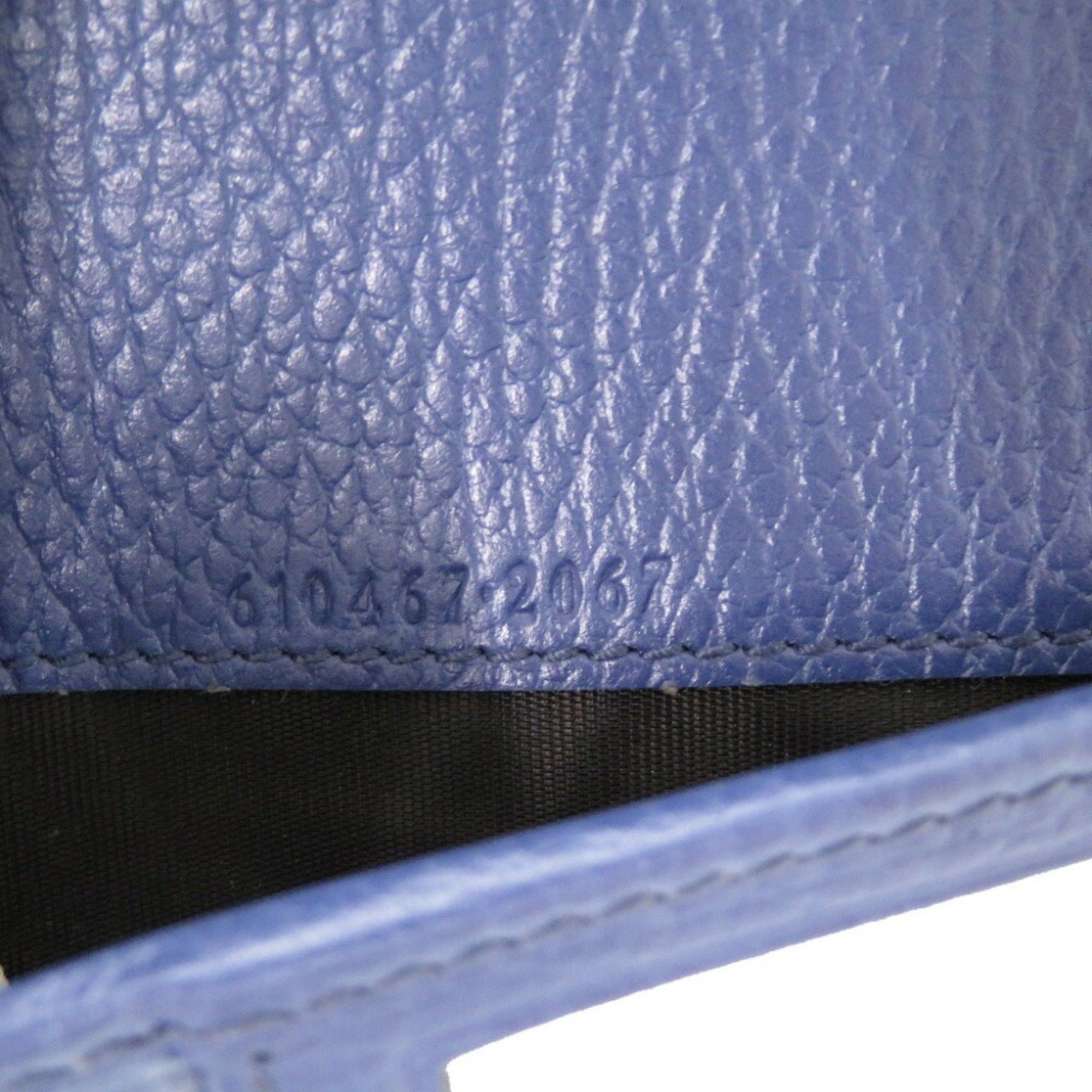 Gucci Gucci Interlocking 610467-2067 Leather Black Bi-fold Long Wallet 0120GUCCI Men's Size ONE SIZE - 9 Thumbnail